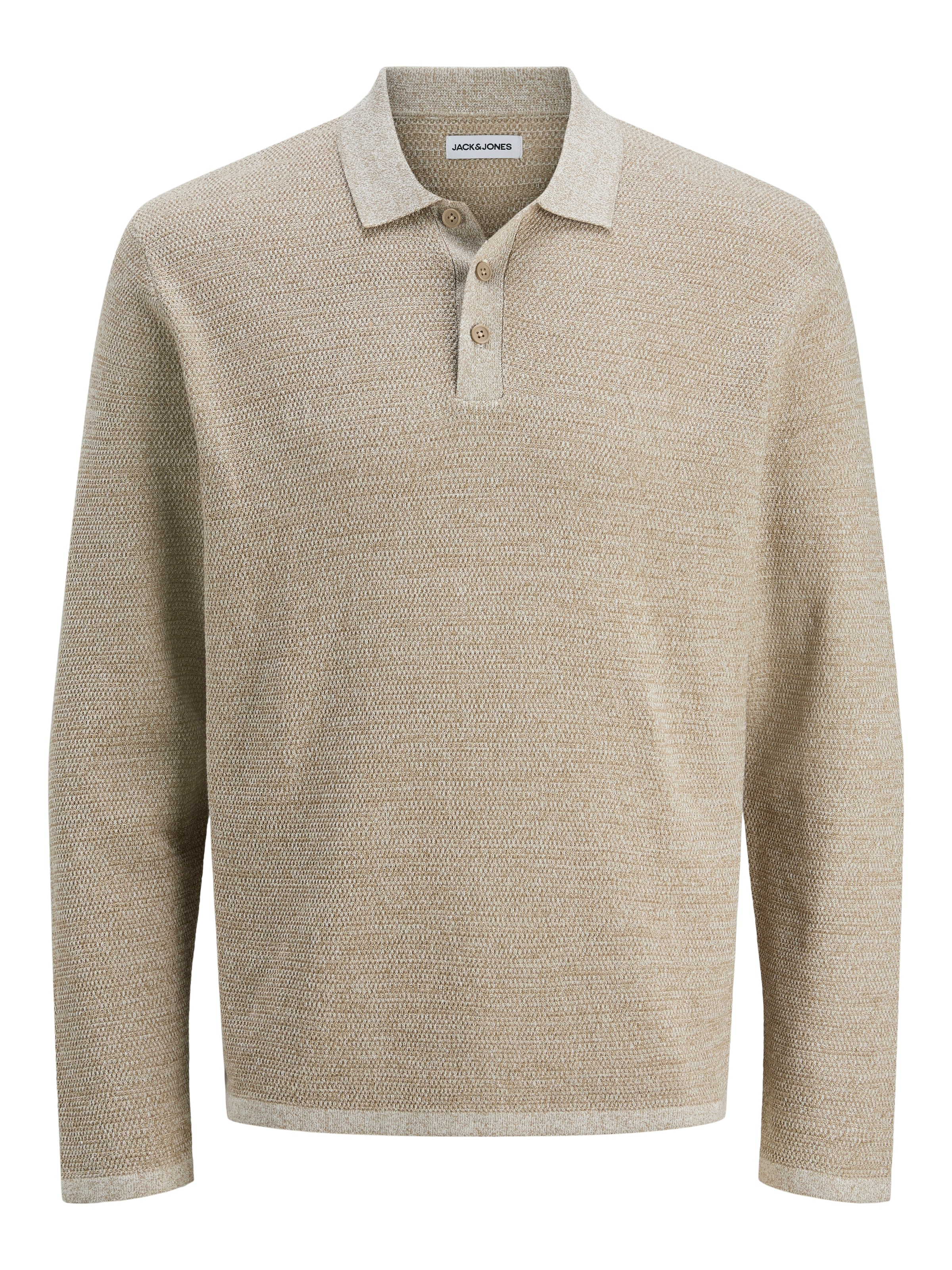 Jack & Jones Strickpullover »JJEGEORGE KNIT POLO LS SN«
