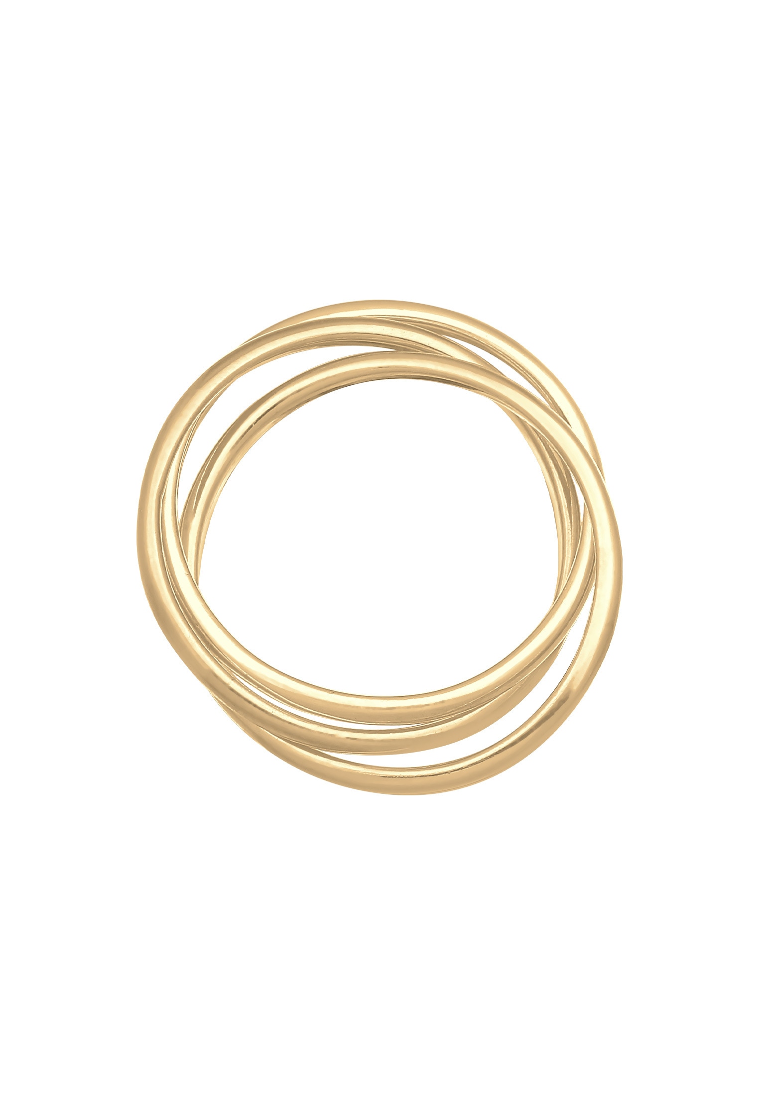 Elli Silberring »Ring Wickelring Trio Trini Basic 925 Silber«