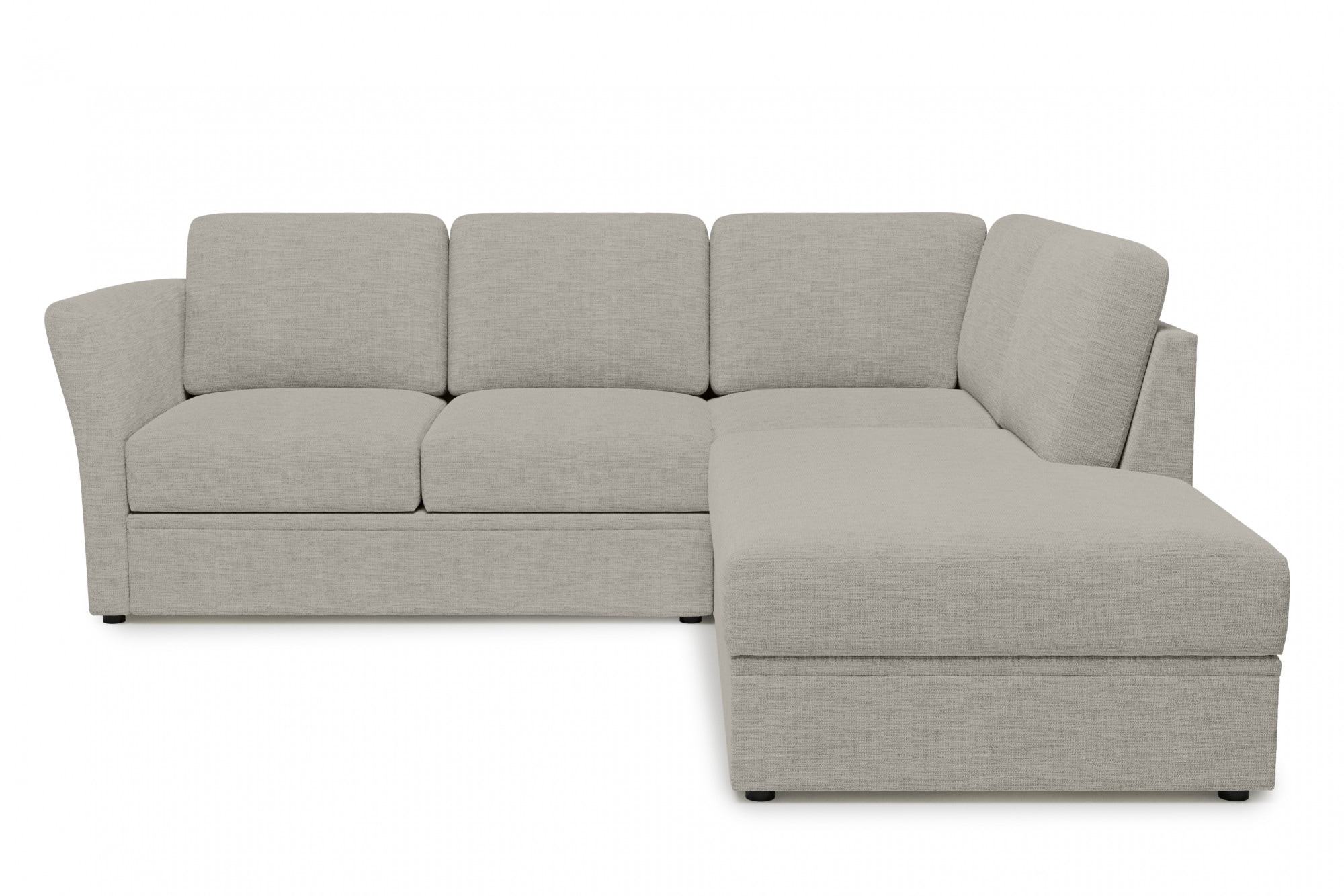 Home affaire Ecksofa »Lavars, L-Form, Schlafsofa«, mit Bettfunktion und Stauraum, in zwei verschiedenen Bezugsqualitäten