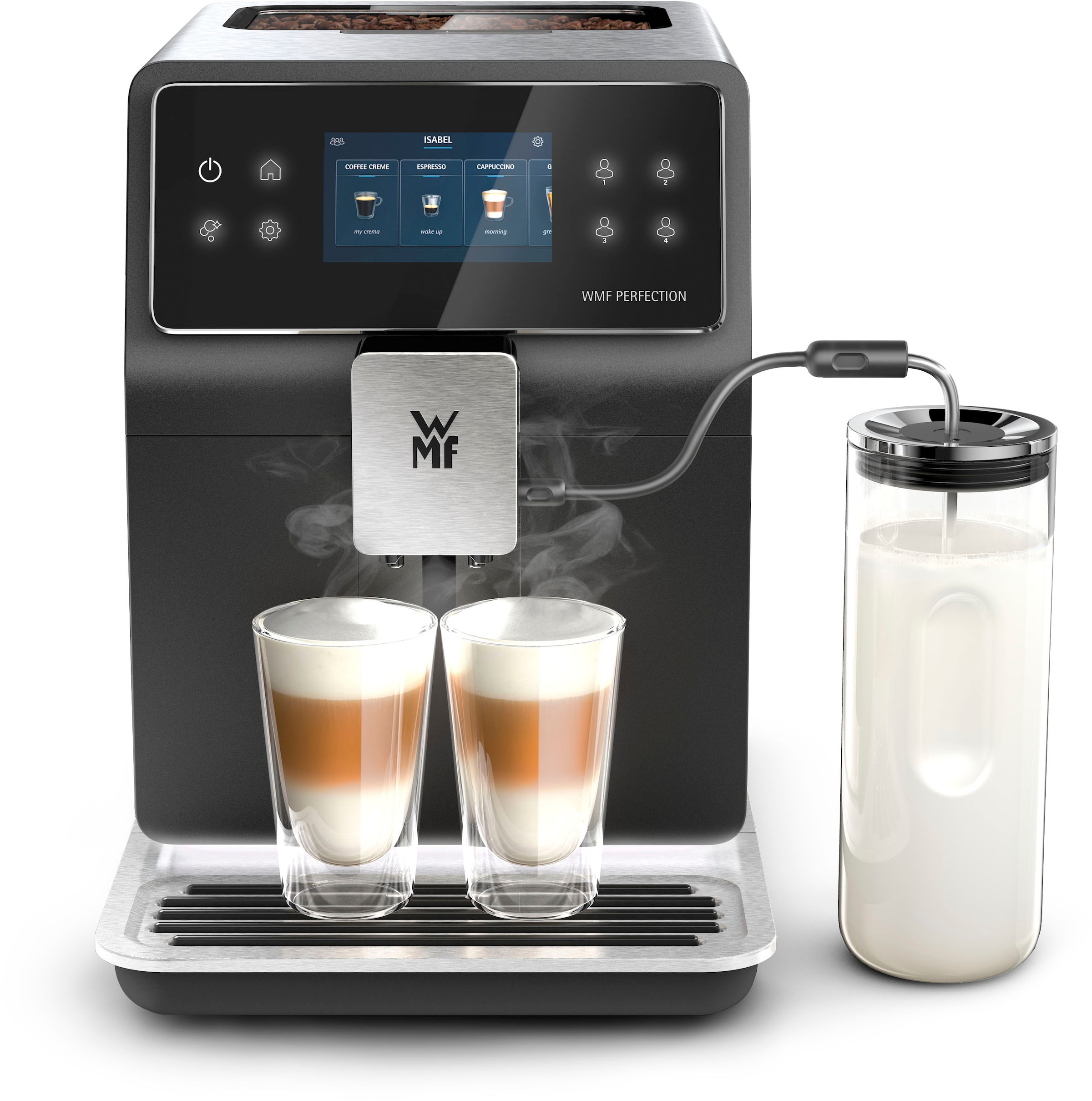 WMF Kaffeevollautomat »Perfection 860L CP853D15«, intuitive Benutzeroberfläche, perfekter Milchschaum, selbstreinigend