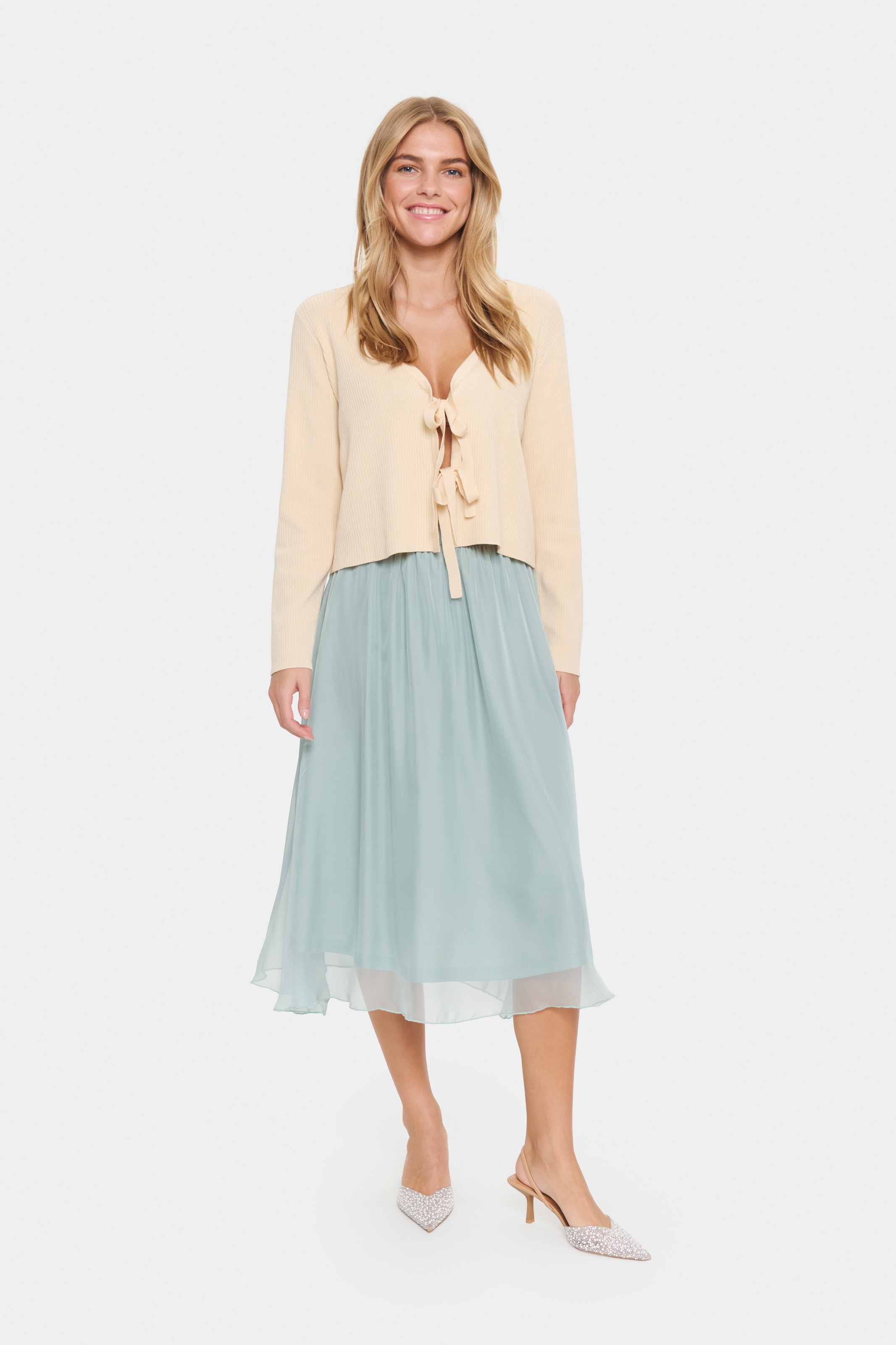 Saint Tropez Midirock »CoralSZ Skirt« aus Chiffon