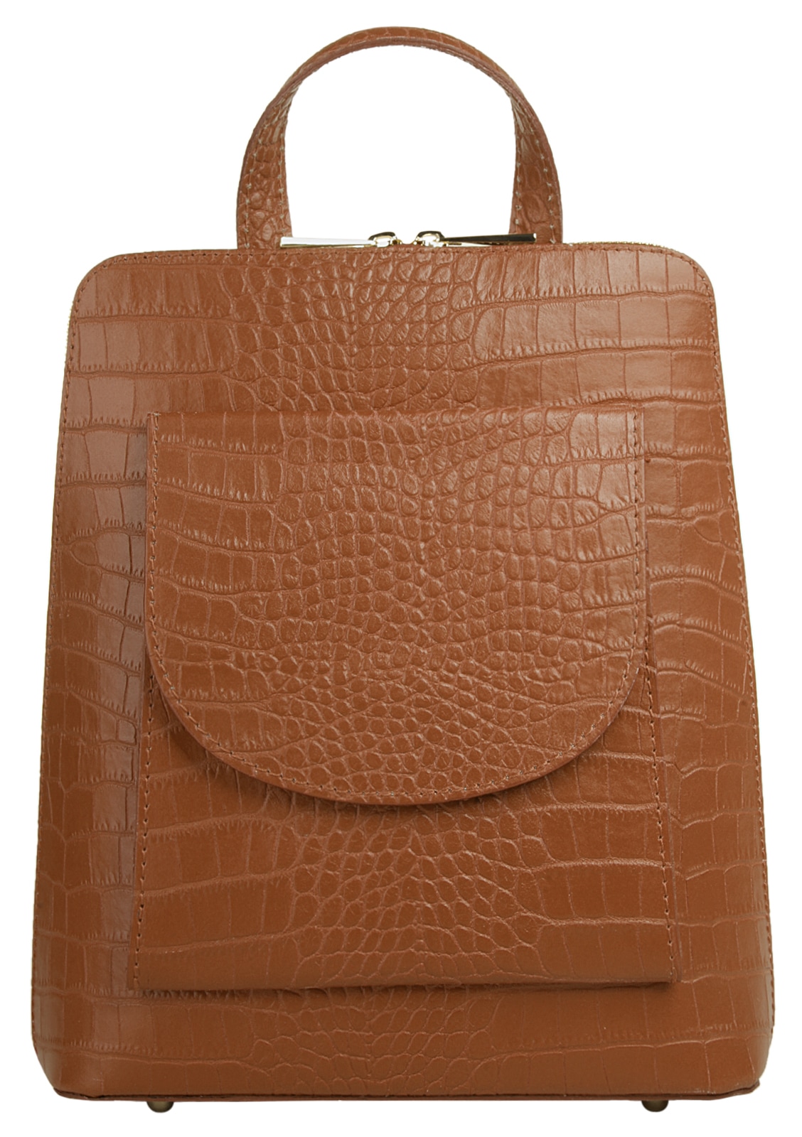 Cluty Cityrucksack, echt Leder, Made in Italy