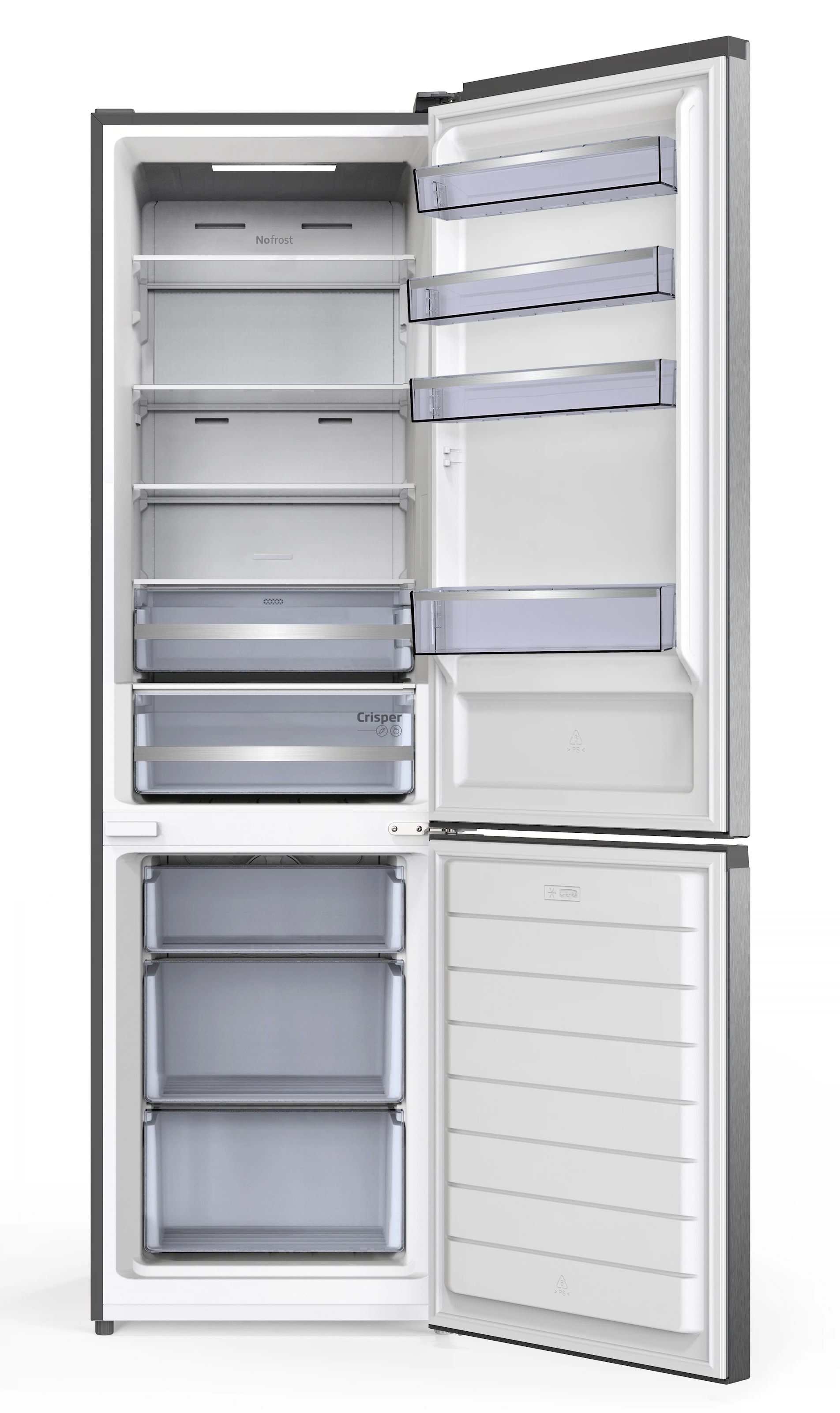 BEKO Kühl-/Gefrierkombination »B5RCNO377X« 200,5 cm hoch 60 cm breit No Frost – kein Abtauen mehr