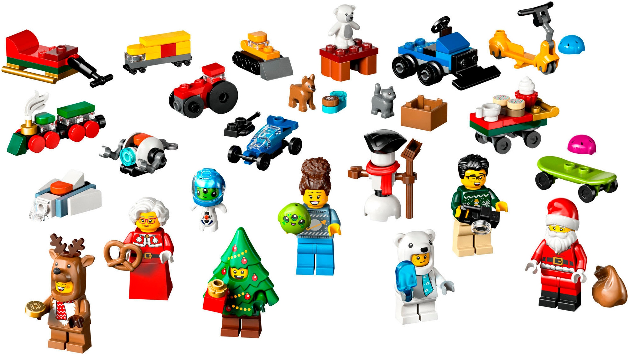 LEGO® Spielzeug-Adventskalender »Spielbausteine, (60475), LEGO City«, ab 5 Jahren, Made in Europe