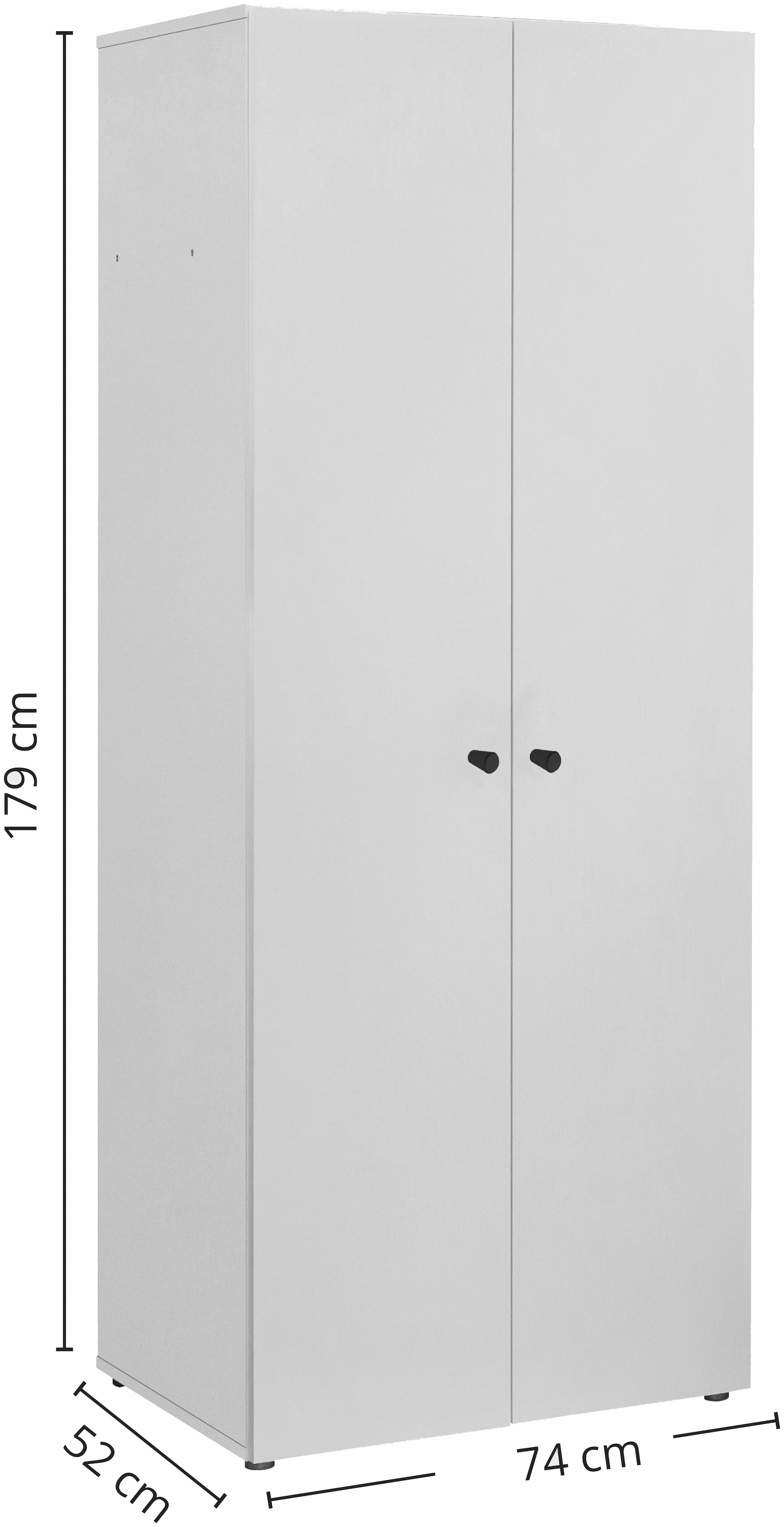 Schlafkontor Drehtürenschrank »Base Kleiderschrank Joe Garderobe Hochschrank Wäscheschrank« , Bega Schrank Schlafzimmer Bestseller