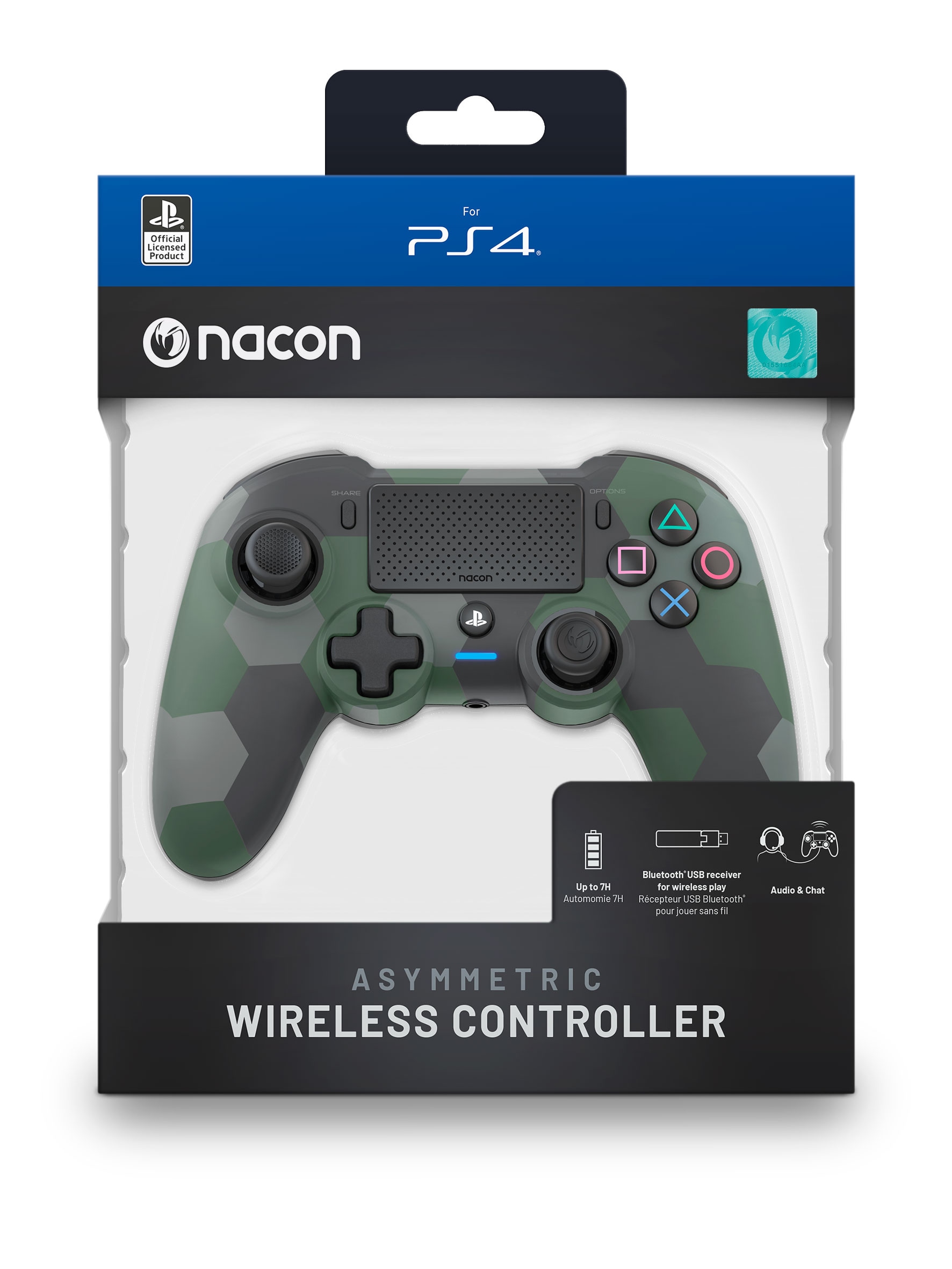 nacon Gaming-Controller »NA010114 | mm Asymmetric Jahre Headsetanschluss« ➥ Wireless XXL PS4 3 3,5 Controller, UNIVERSAL Garantie