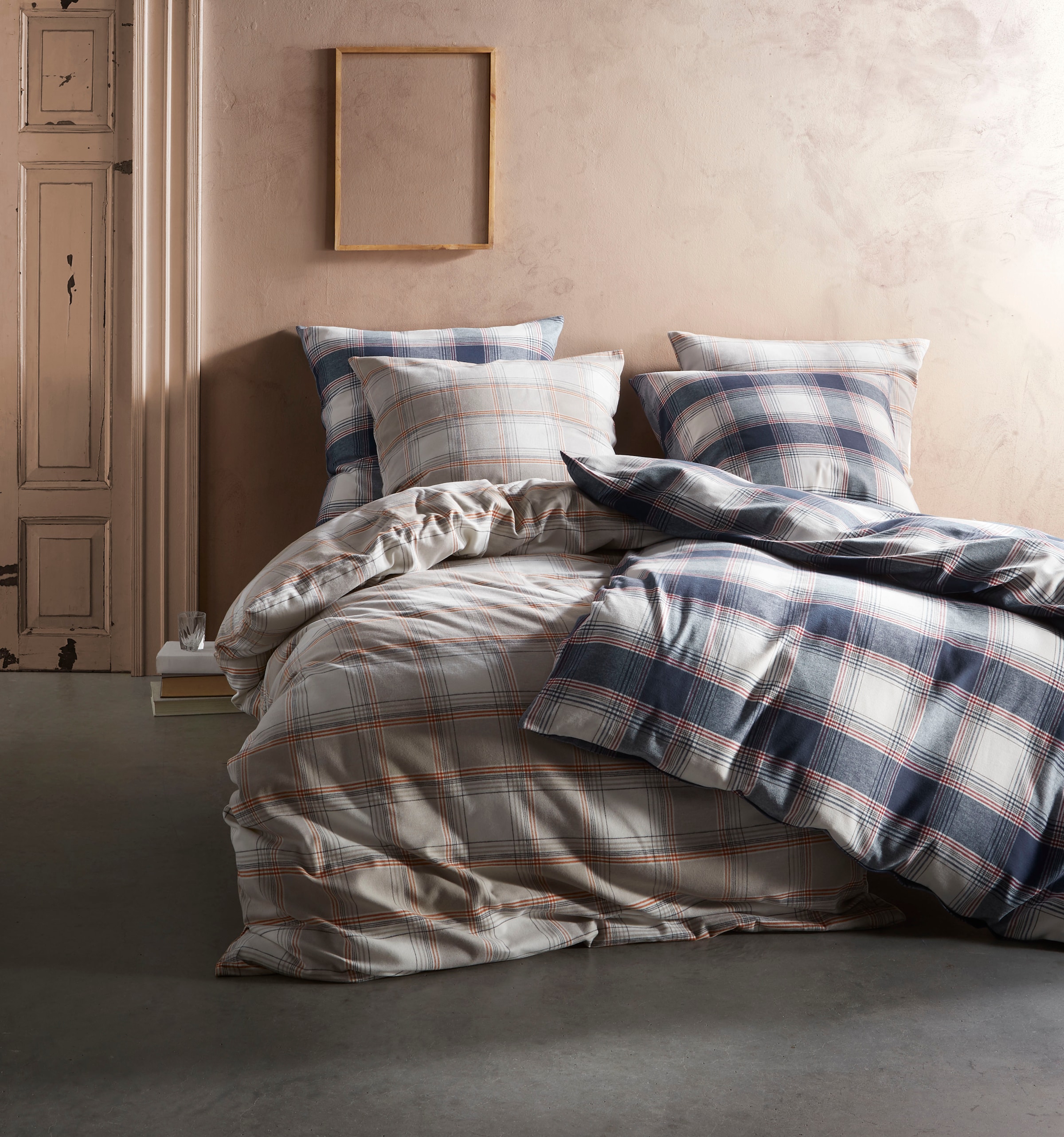 fleuresse Bettwäsche »Lech 4387« 2 Stk. Edelflanell, Baumwolle, in Gr. 135x200, 155x220, 200x200cm