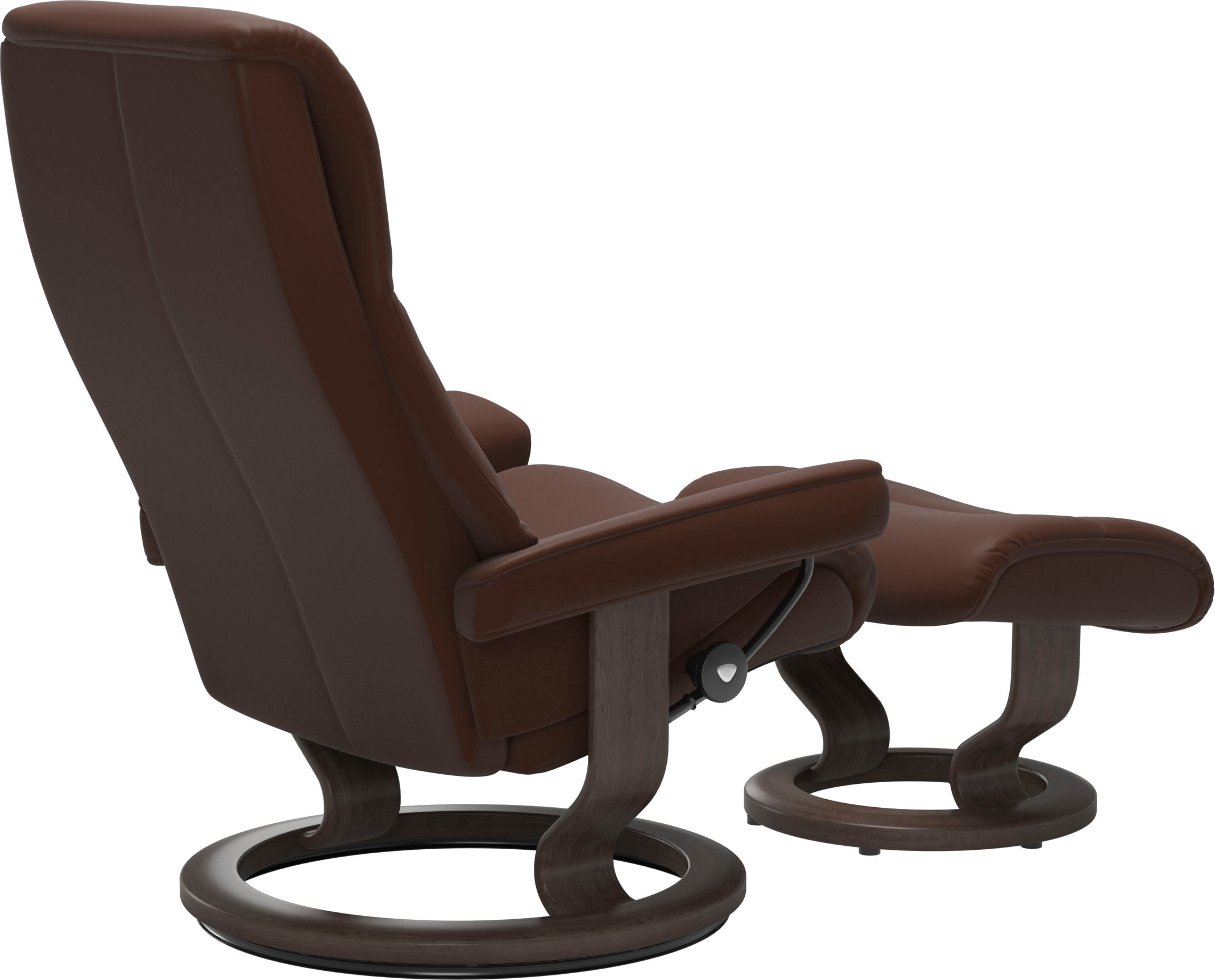 Stressless® Relaxsessel »View« Set, Relaxsessel mit Hocker,  mit Classic Base, Größe S,Gestell Wenge