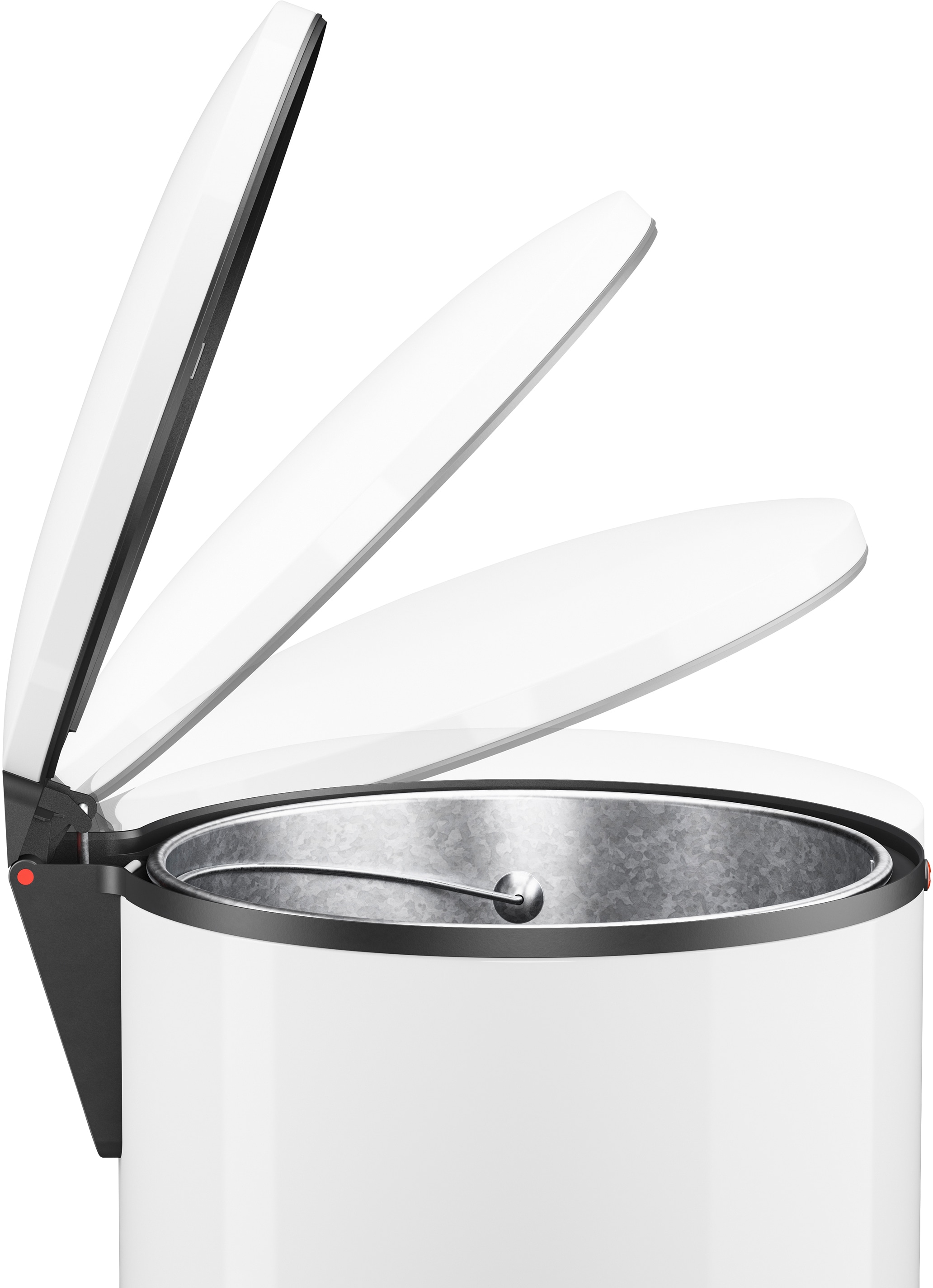 Hailo Mülleimer »Pure XL«, 1 Behälter, 44 l, Stahlblech o. Edelstahl, verzinkter Inneneimer, Made in Germany