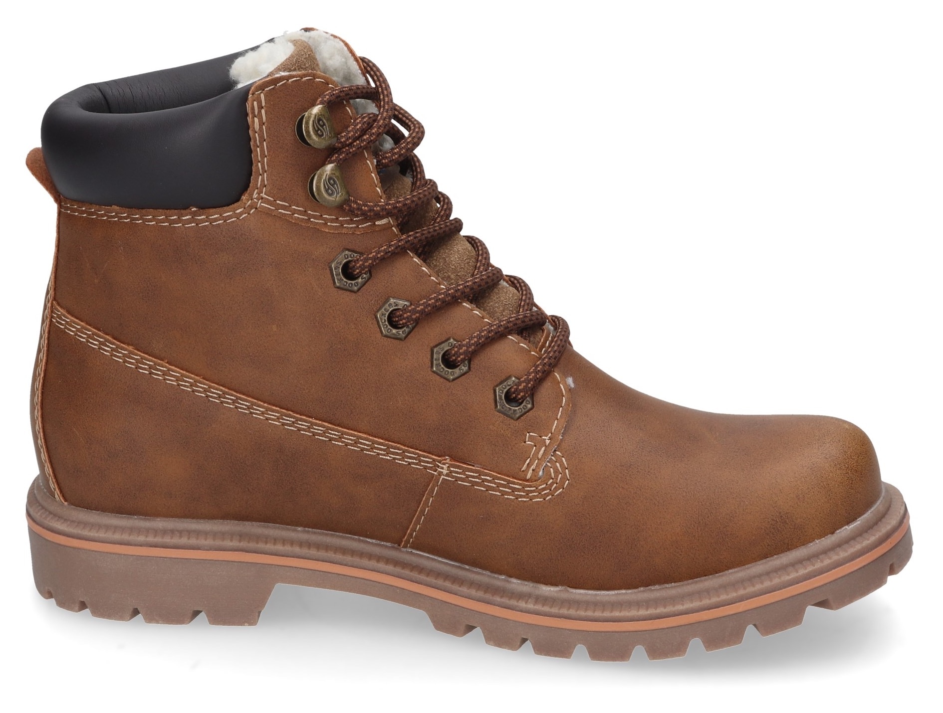 Dockers by Gerli Schnürboots, Hikin Boots, Trekking Stiefel, Schnürstiefel mit Warmfutter