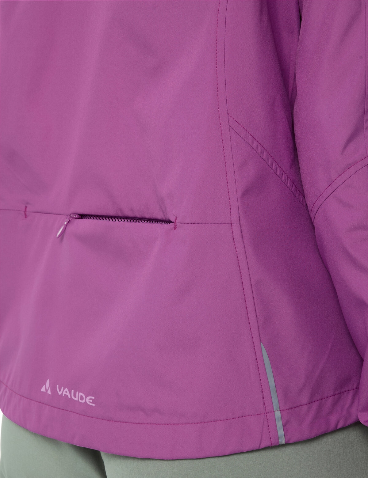 VAUDE Fahrradjacke »DUNDEE« ohne Kapuze winddicht, wasserabweisend, mit Reißverschluss, atmungsaktiv