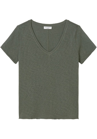 Marc O'Polo DENIM T-Shirt, mit abgerundetem V-Neck kaufen