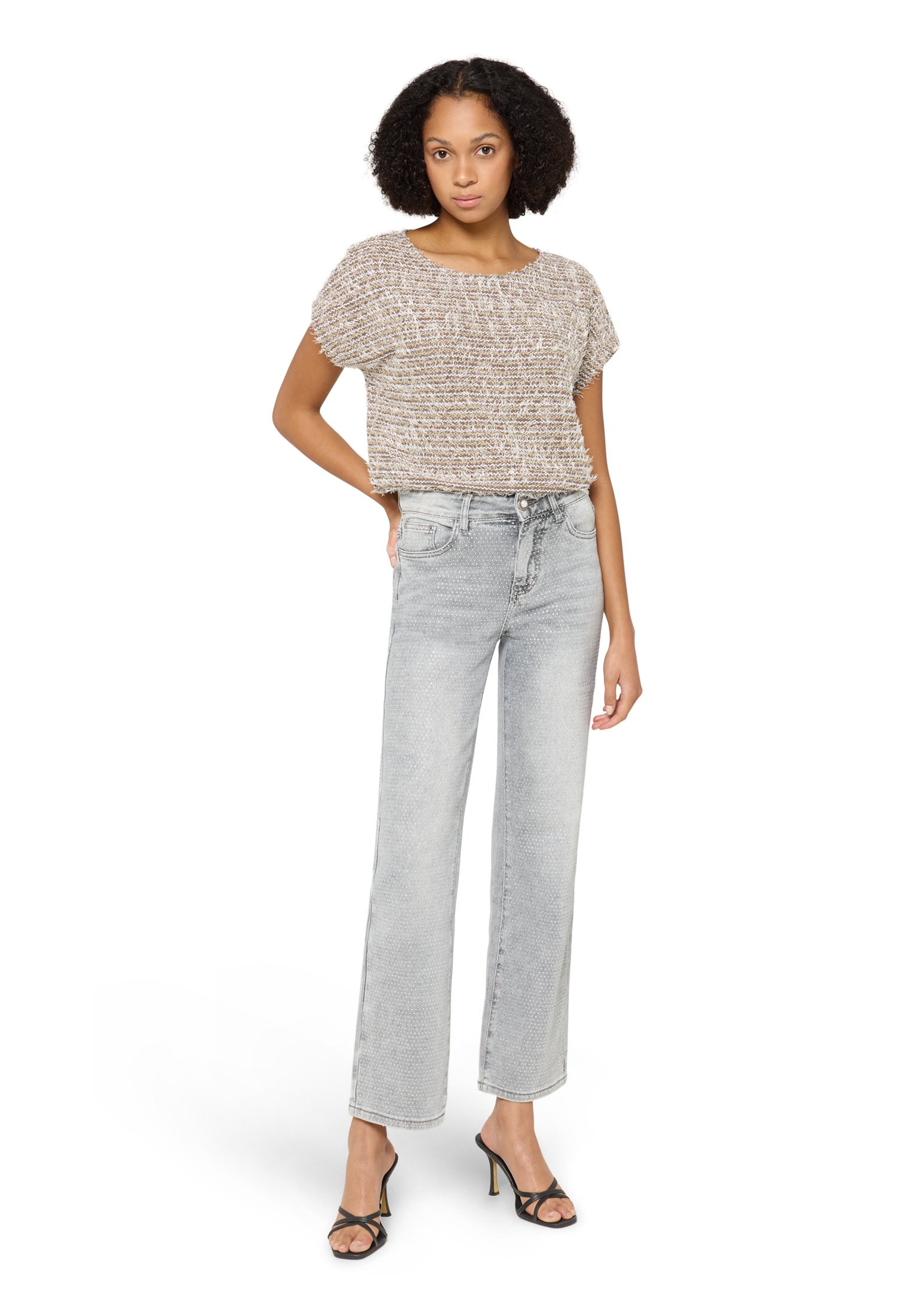 Betty Barclay Rundhalspullover »Feinstrickpullover mit Lurexfaden«