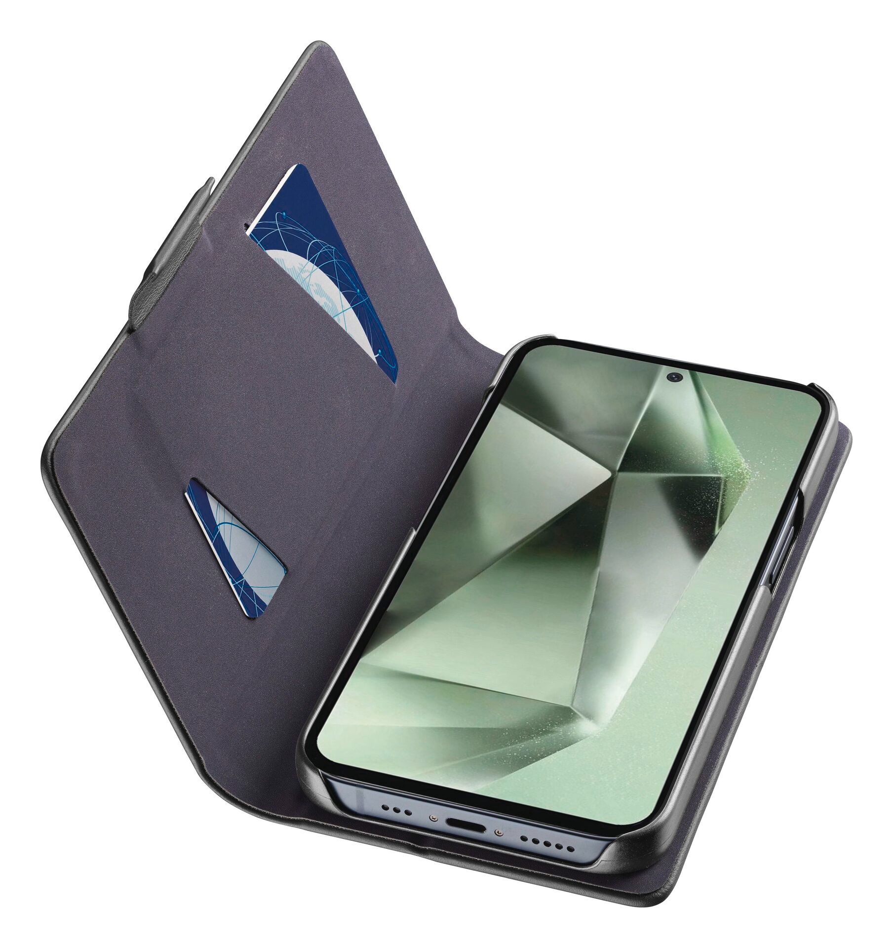 Cellularline Handyhülle »Book Case«, Backcover, Schutzhülle, Handyschutzhülle, Case, Schutzcase, stoßfest