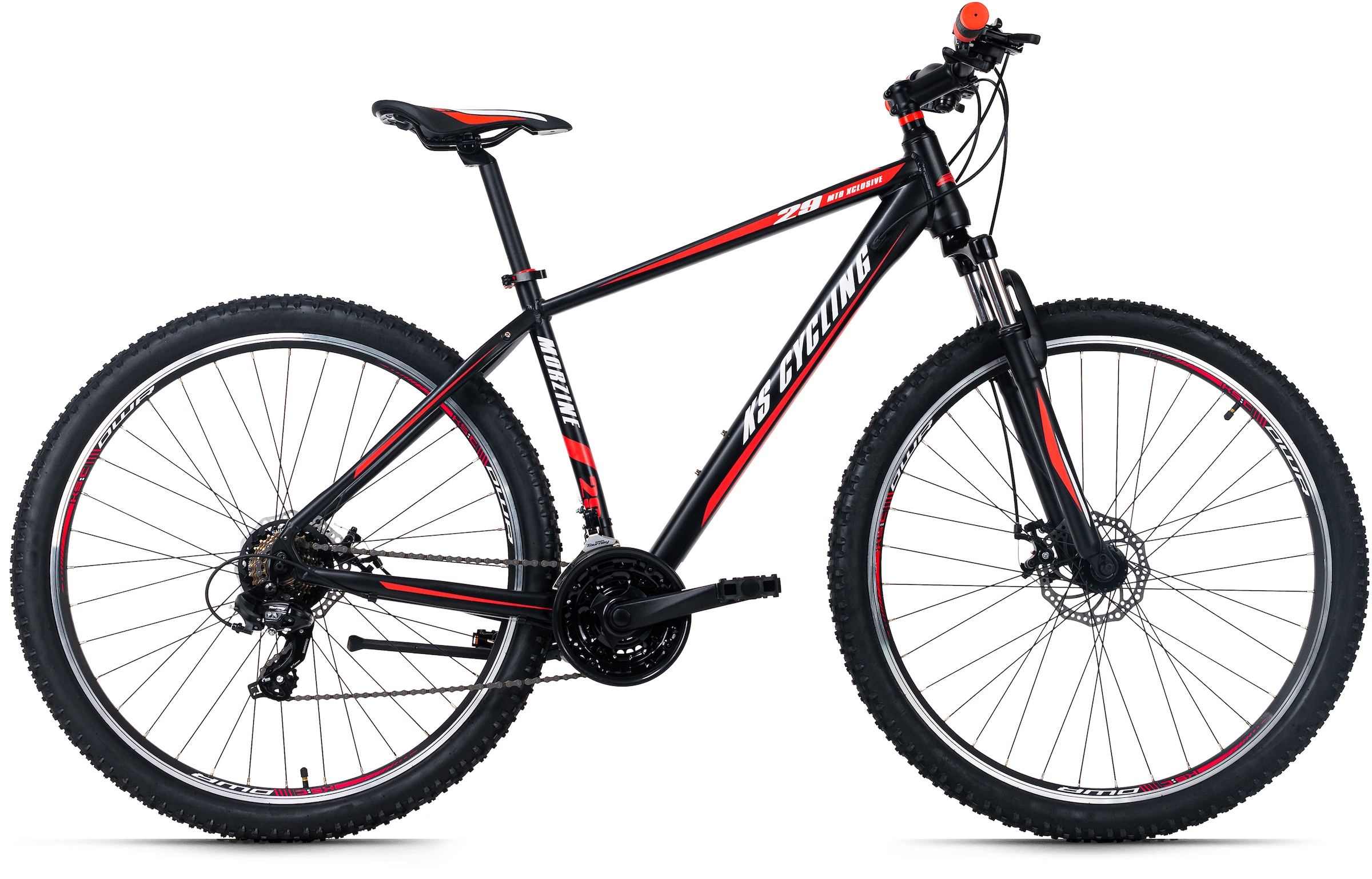 KS Cycling Mountainbike »Morzine«, 21 Gang, Shimano, Tourney Schaltwerk, Kettenschaltung, für Herren, Kettenschaltung