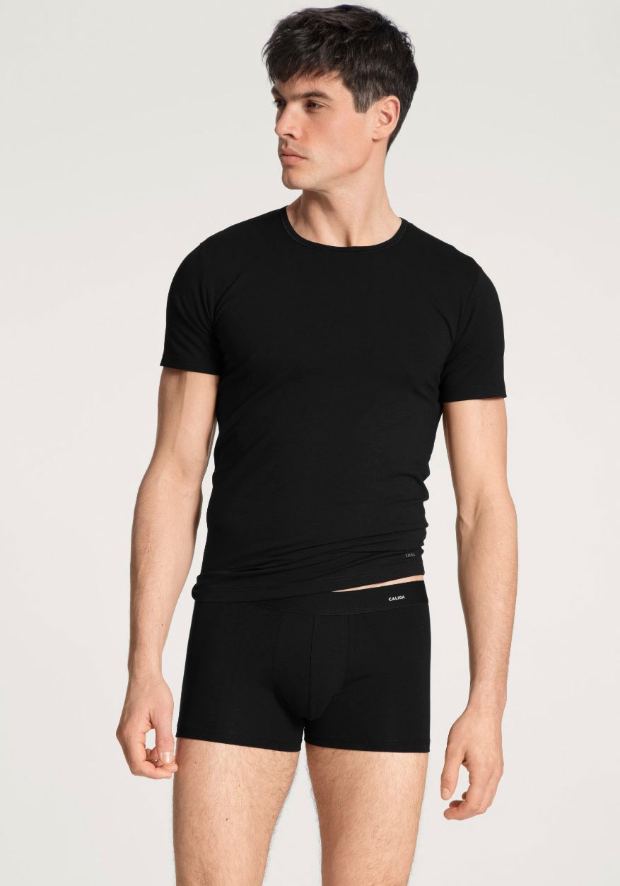 CALIDA Boxershorts »Cotton Code« Komfortbund, Baumwoll-Mix, elastisch, ohne Eingriff