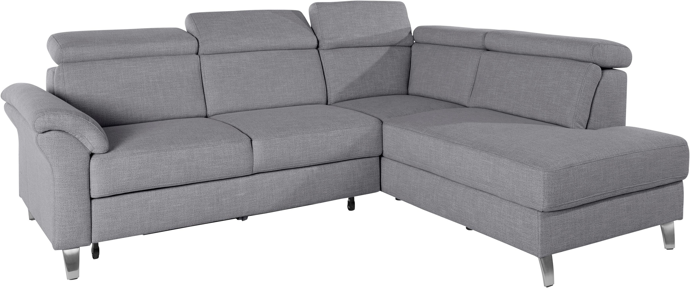 sit&more Ecksofa, inklusive Kopfteilverstellung, wahlweise mit Bettfunktion und Bettkasten