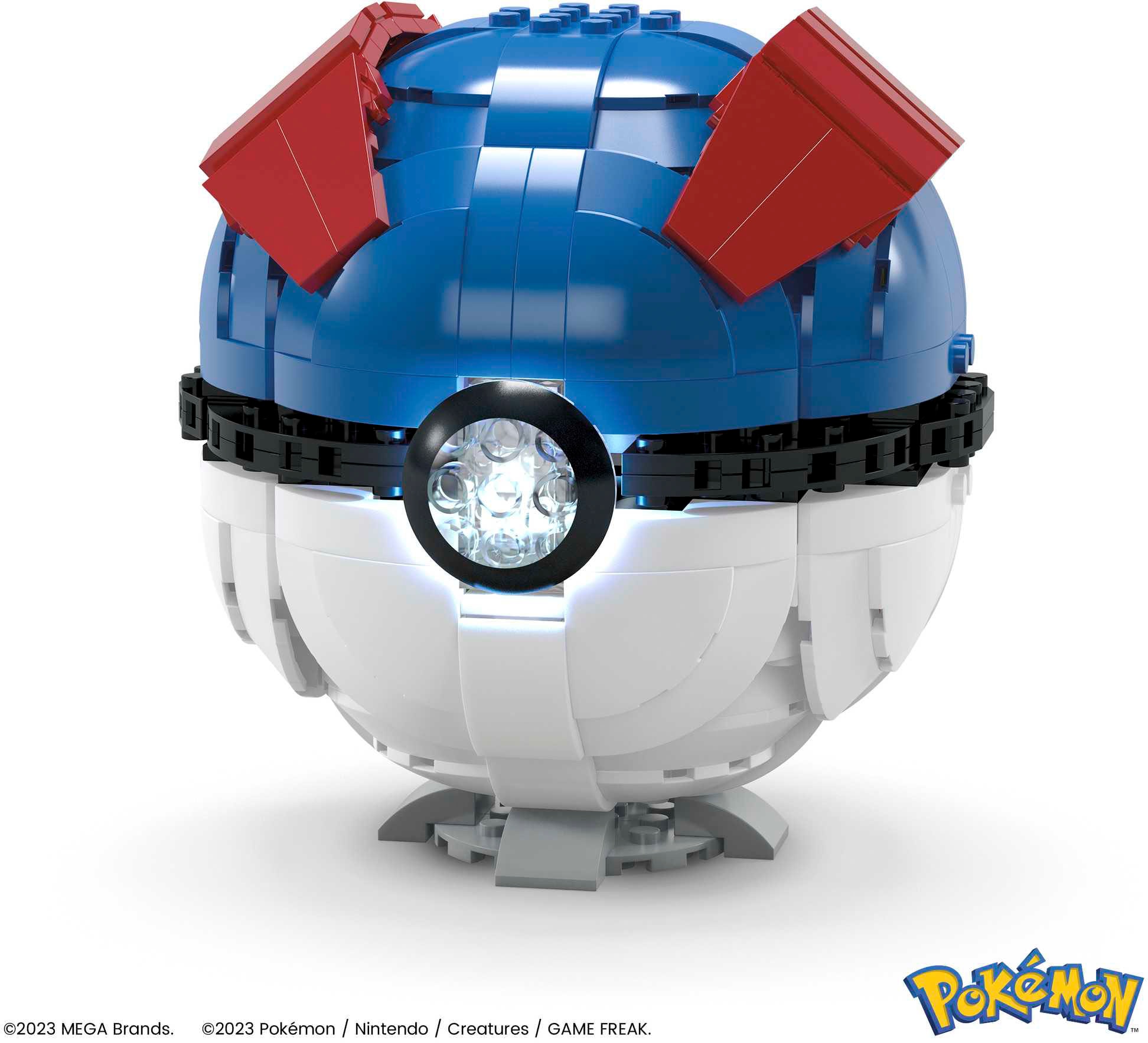 MEGA Spielbausteine »MEGA Pokémon, Jumbo Superball«, (299 St.), mit Licht