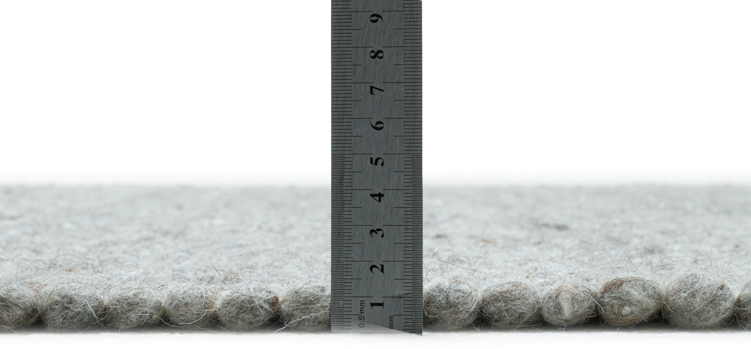 Sansibar Wollteppich »Hörnum« rechteckig 12 mm Höhe Handweb Teppich, meliert, reine gewalkte Wolle, handgewebt