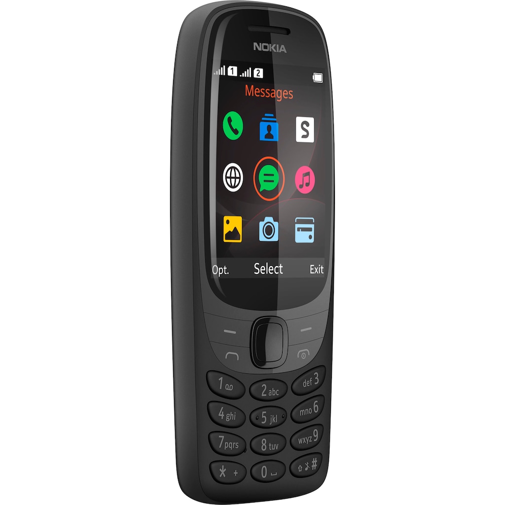 Nokia Smartphone »6310«, schwarz, 7,11 cm/2,8 Zoll, 0,016 GB Speicherplatz