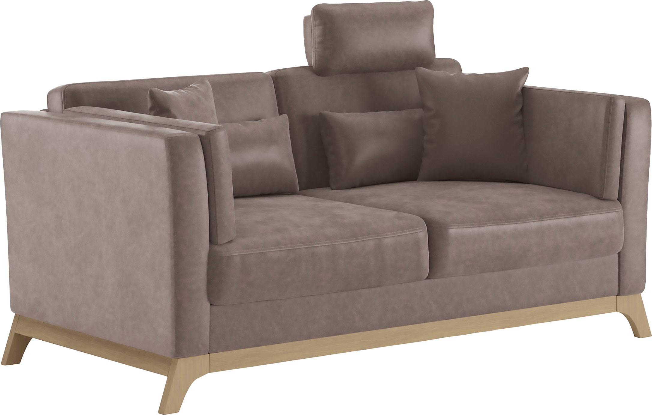 Home affaire 2,5-Sitzer »Viva« wahlweise mit Holzrahmen aus Buche