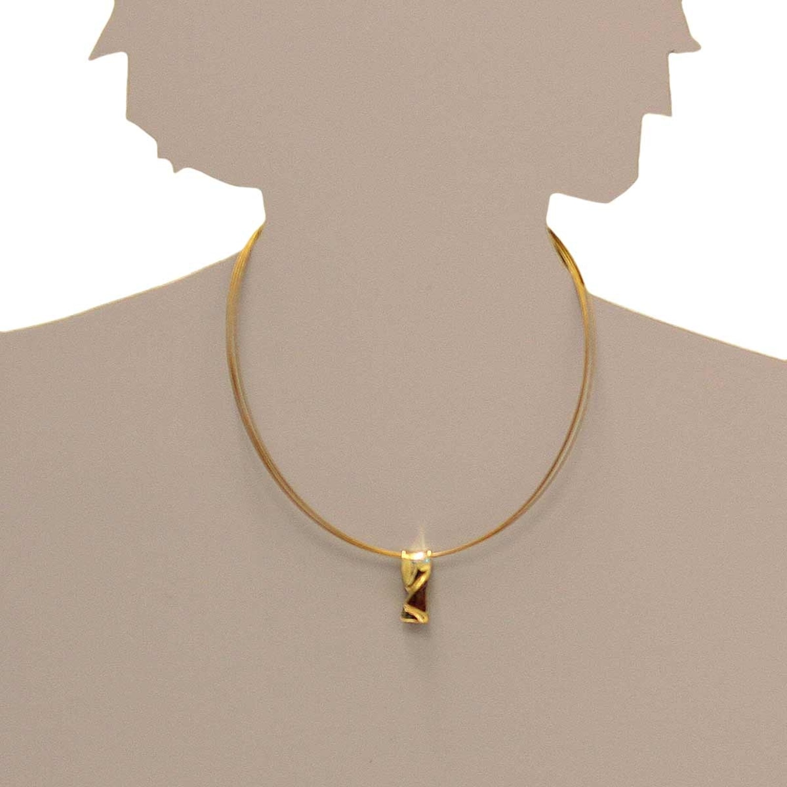 OSTSEE-SCHMUCK Collier »- Ingebrit - Gold 333/000 - Bernstein«