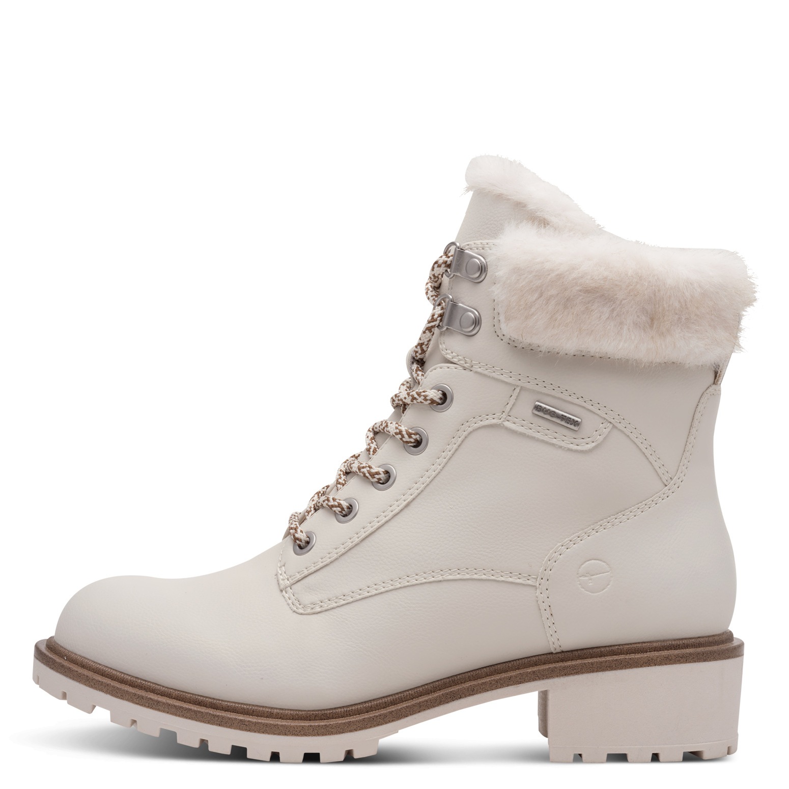 Tamaris Winterboots  , Blockabsatz, Schnürboots, Winterstiefelette mit Duo Tex-Ausstattung