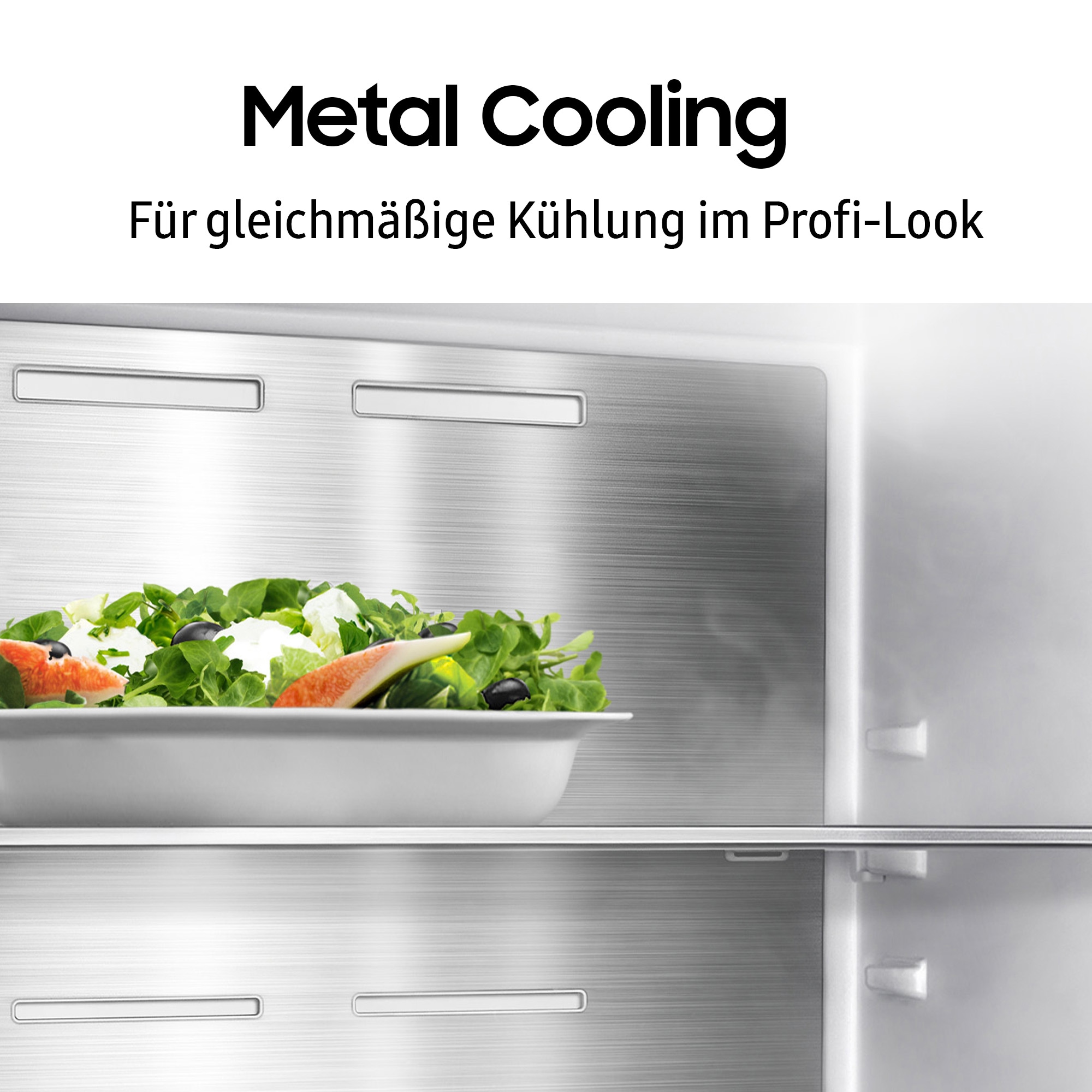 Samsung Einbaukühlgefrierkombination BRB8OF »BRB80F26BDFO«, Twin Cooling Plusᵀᴹ ‑ Verlängert Frische und Geschmack