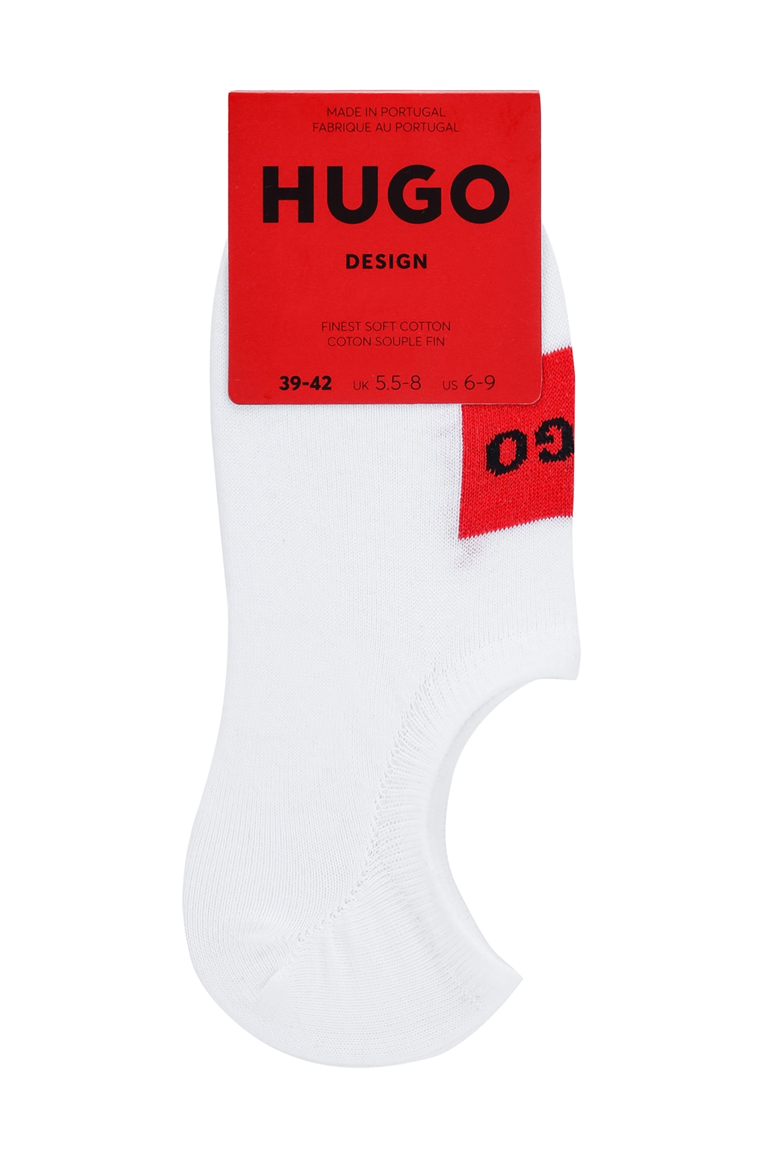 HUGO Underwear Sneakersocken »2P LOW CUT LABEL CC«, (Packung, 2er), mit Hugo Logo-Badge