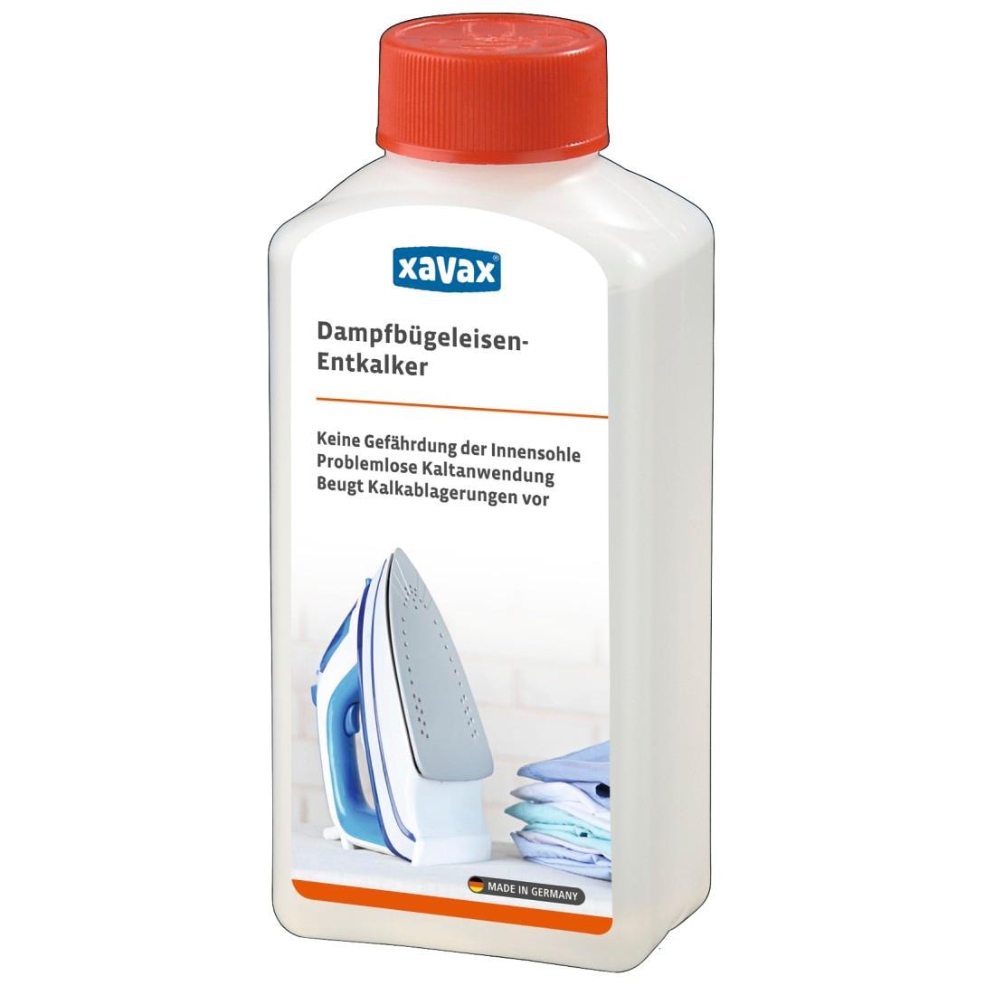 Xavax Entkalker »Entkalker für Dampfbügeleisen Bügeleisenentkalker«, 250 ml, ausreichend für 3 Anwendungen