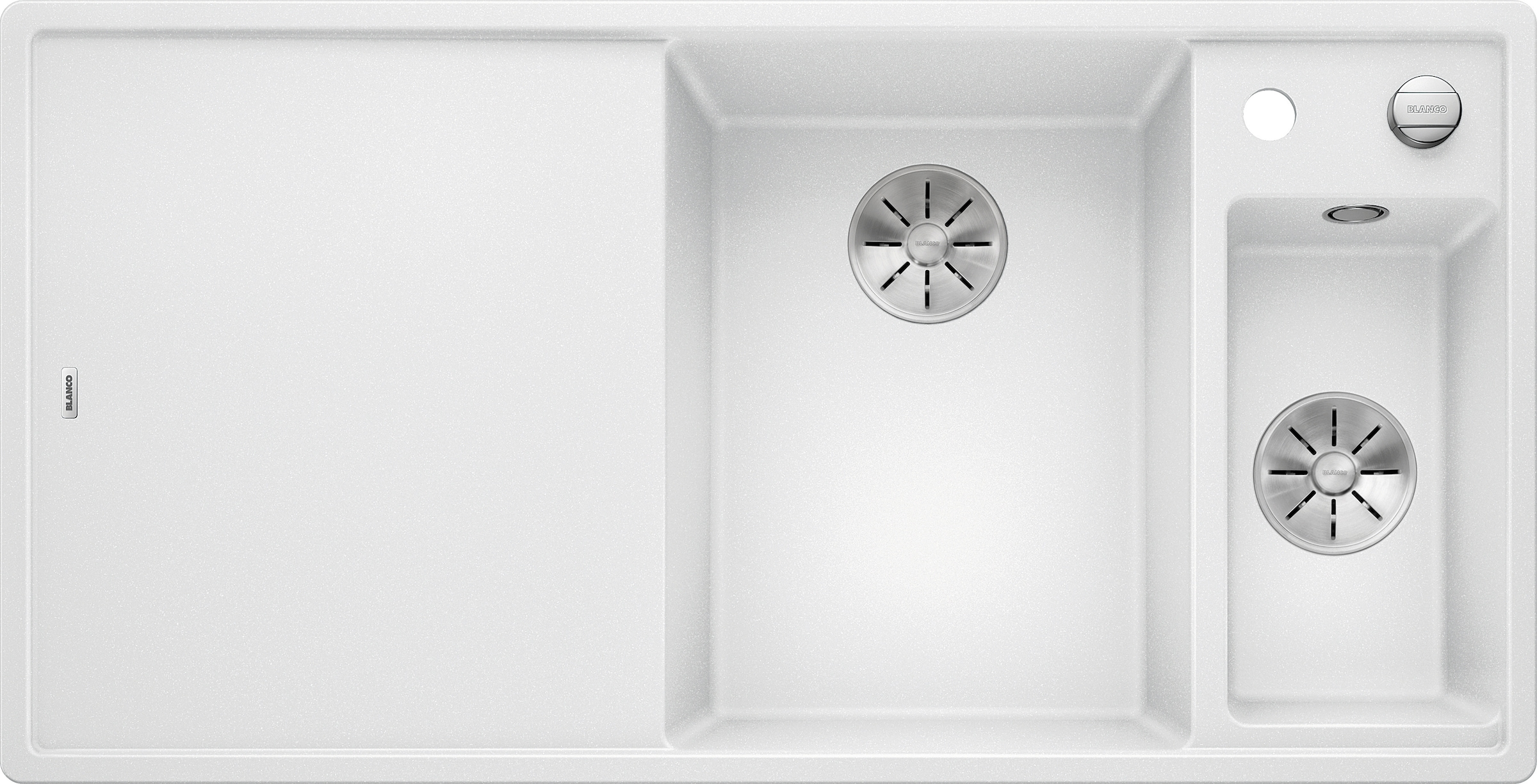 Blanco Granitspüle »AXIA III 6 S«, aus SILGRANIT®, mit Glasschneidebrett und Edelstahlschale