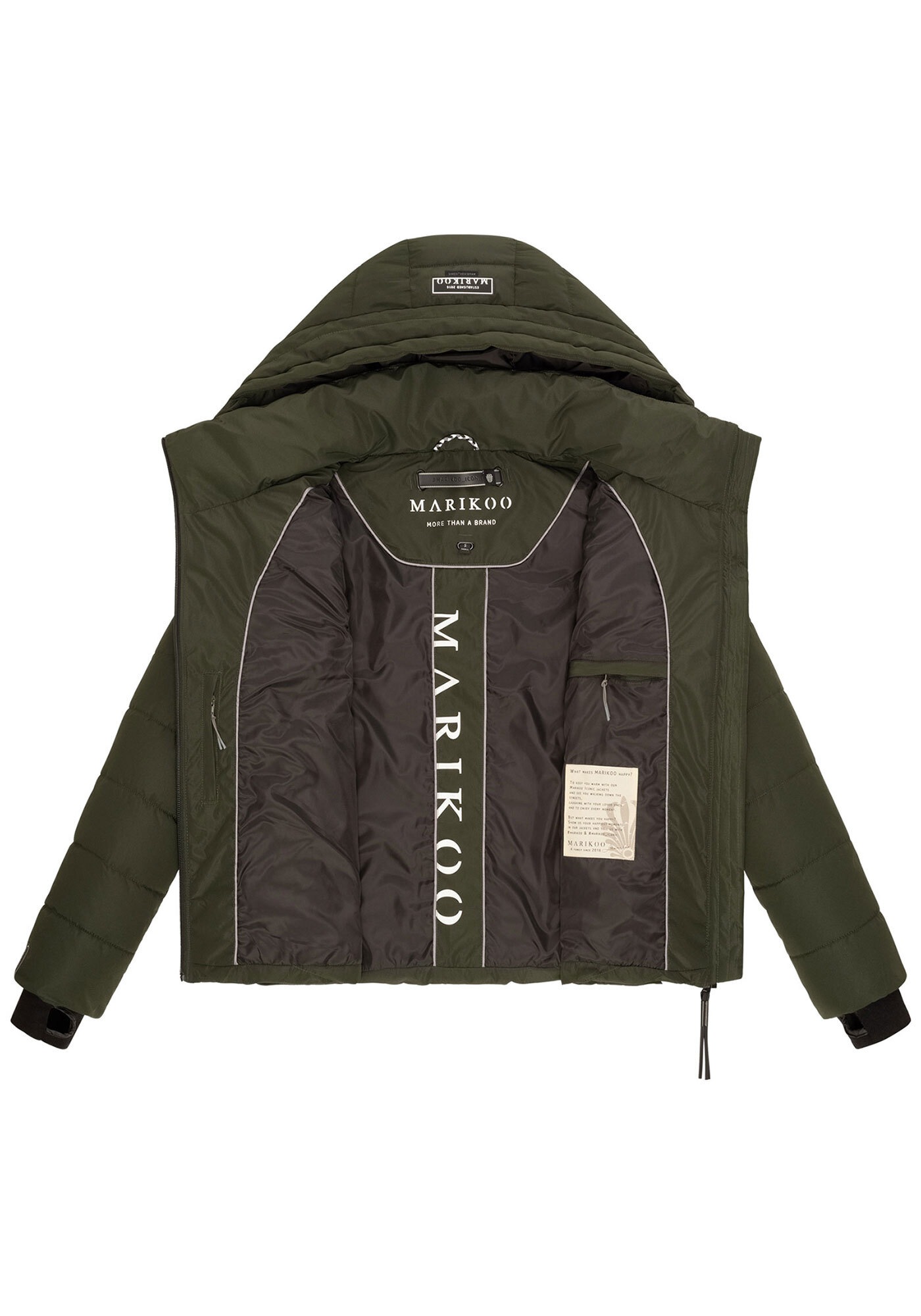 Marikoo Winterjacke »Marikoo Samuiaa Damen Steppjacke B986«