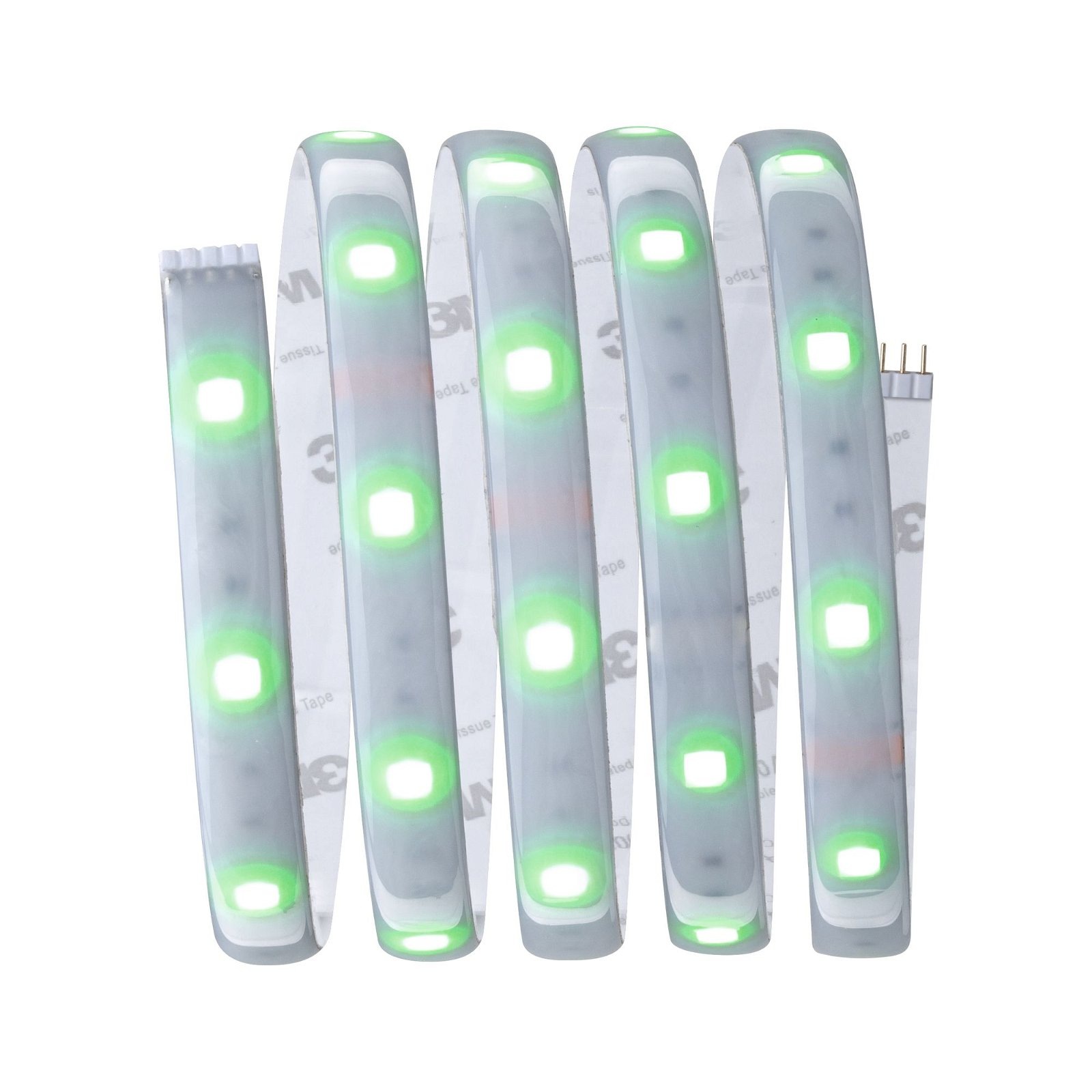Paulmann LED-Streifen »MaxLED 250 Basisset 1,5m 10W 230/24V 24VA Silber Kunststoff«, 1 St.-flammig, RGBW IP44 Cover 3000K