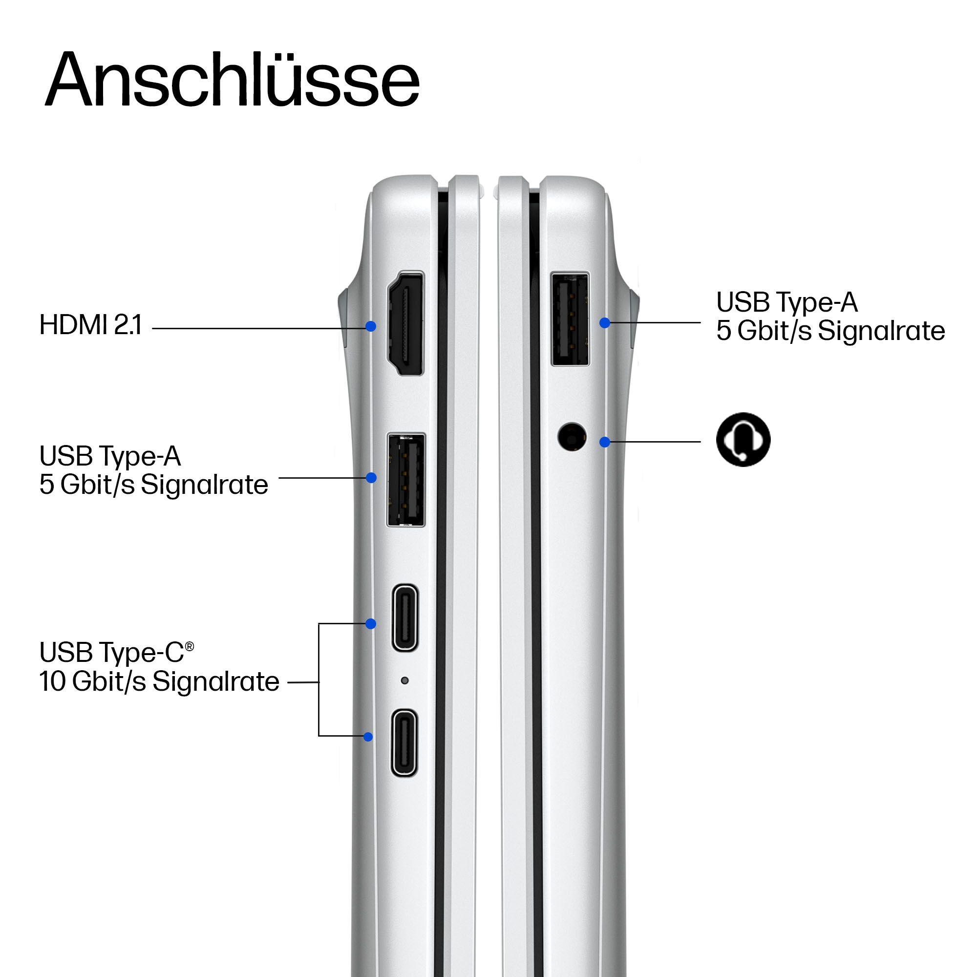 HP Notebook »OmniBook 3 14-hz0351ngx« 35,6 cm / 14 ″ Snapdragon X Adreno 512 GB SSD