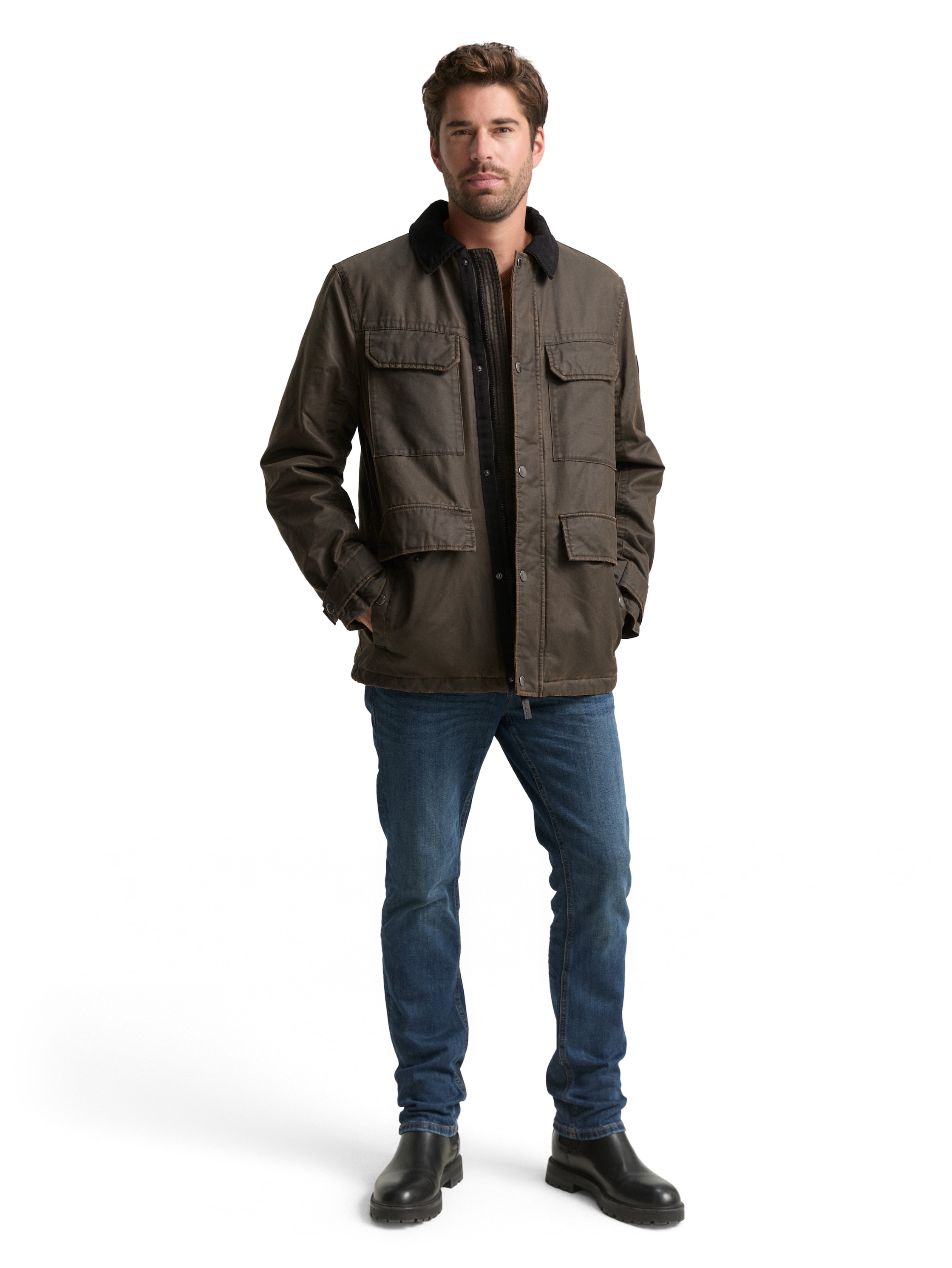 TOM TAILOR Outdoorjacke mit verstellbarer Taille