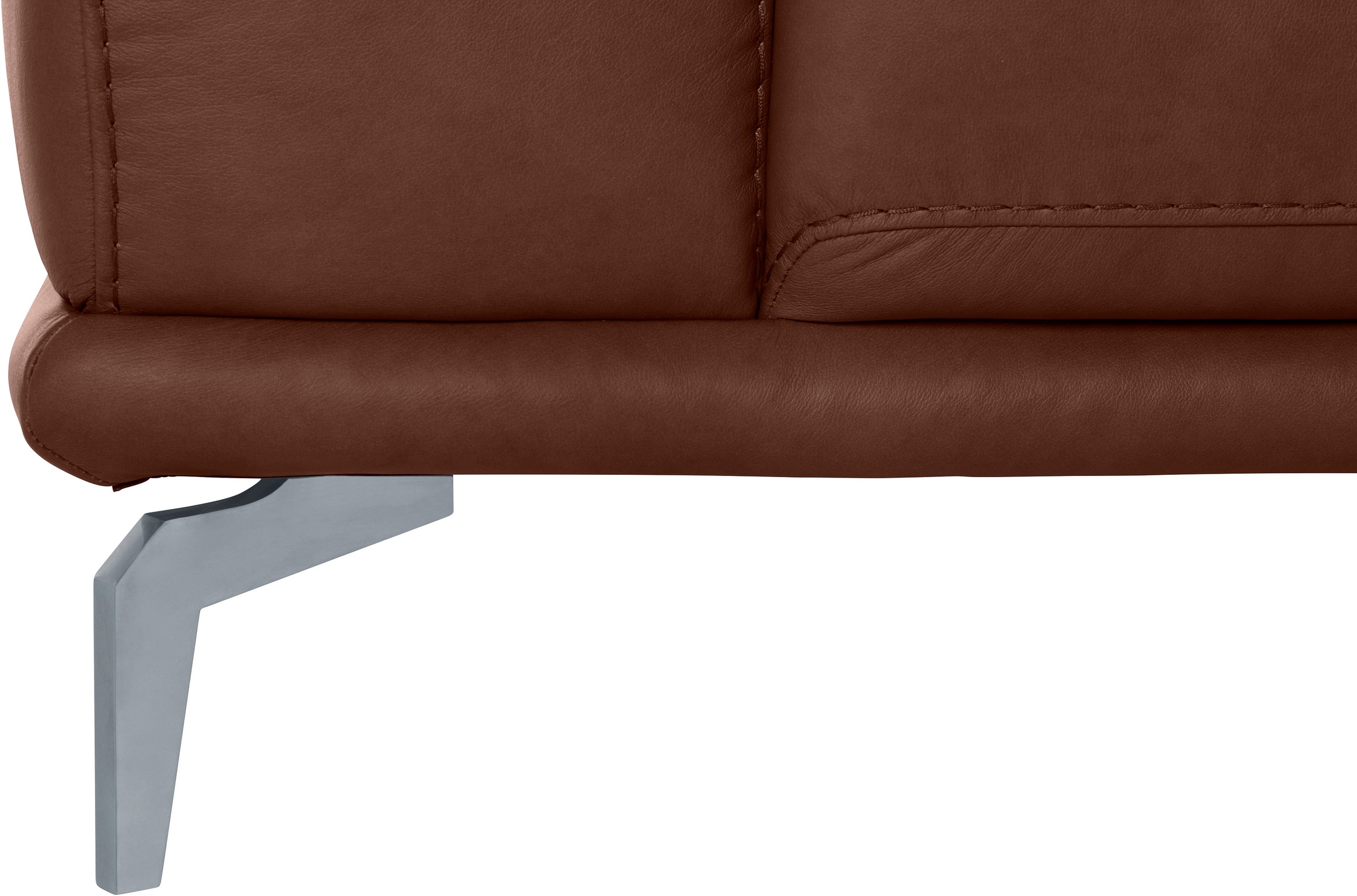 W.SCHILLIG 2,5-Sitzer »montanaa«, mit Metallfüßen in Silber matt, Breite 232 cm
