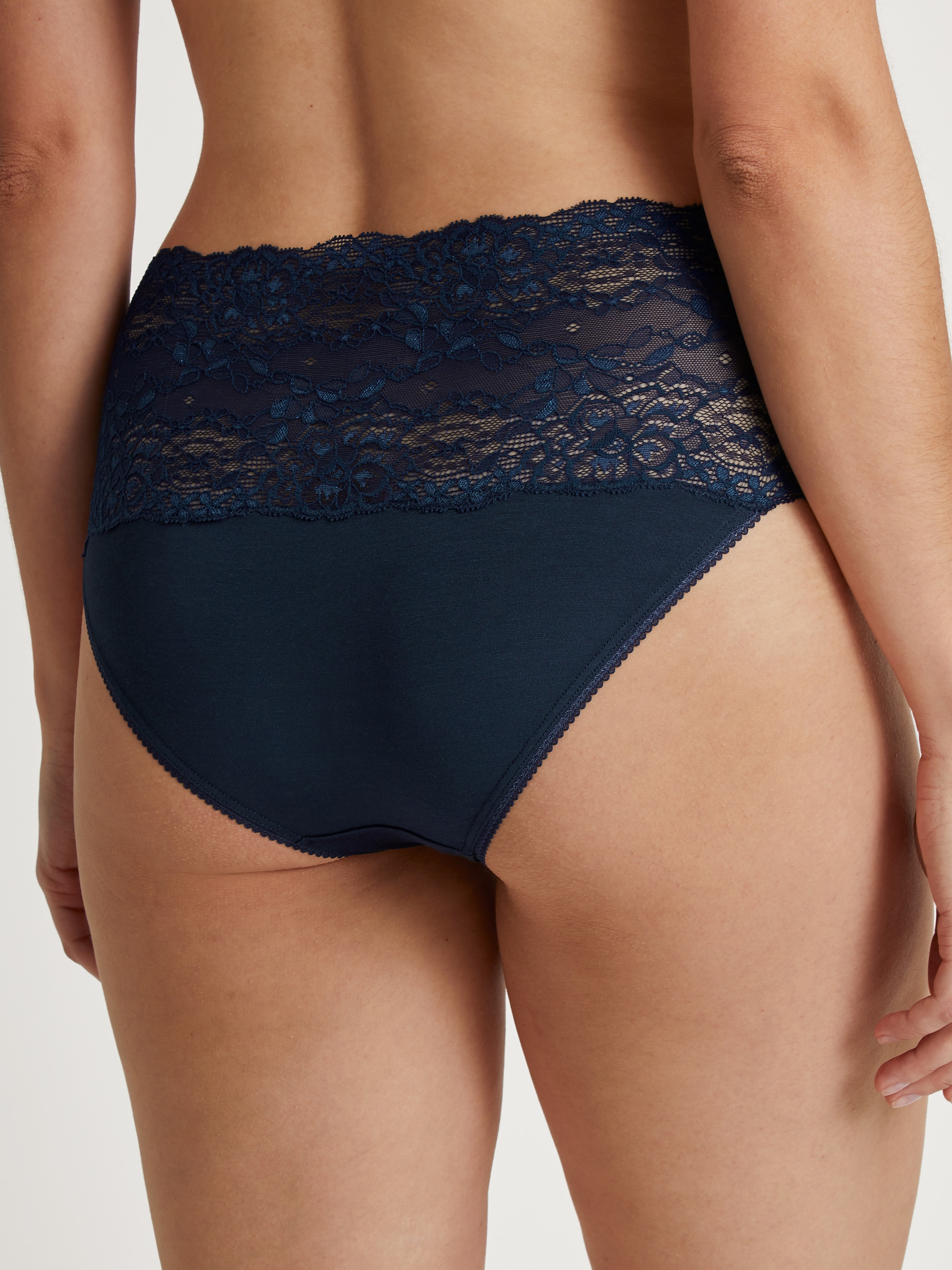 CALIDA Slip »Sensual Secrets«, mit breitem, transparentem Spitzenbund