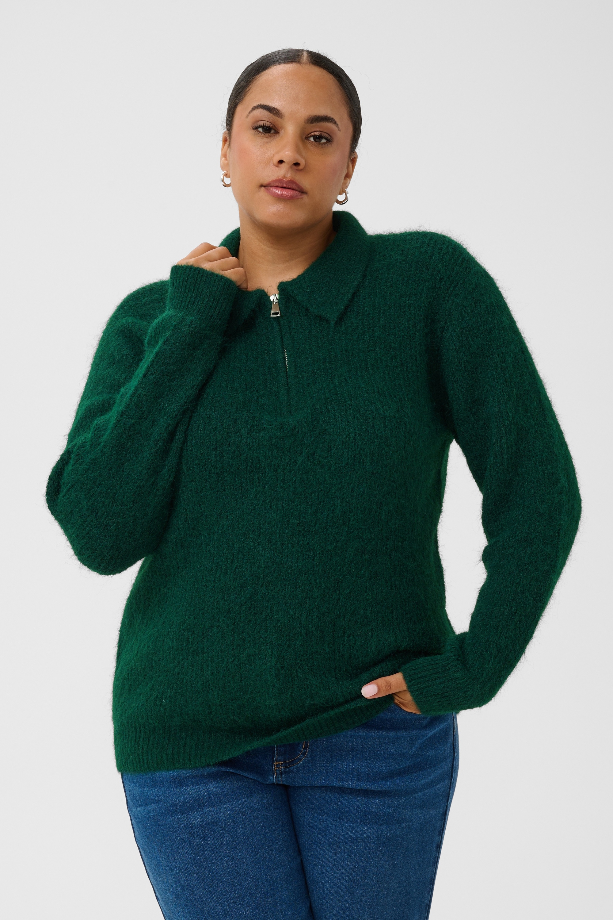KAFFE Curve Strickpullover »KAFFE Curve Strickpullover KCselma«