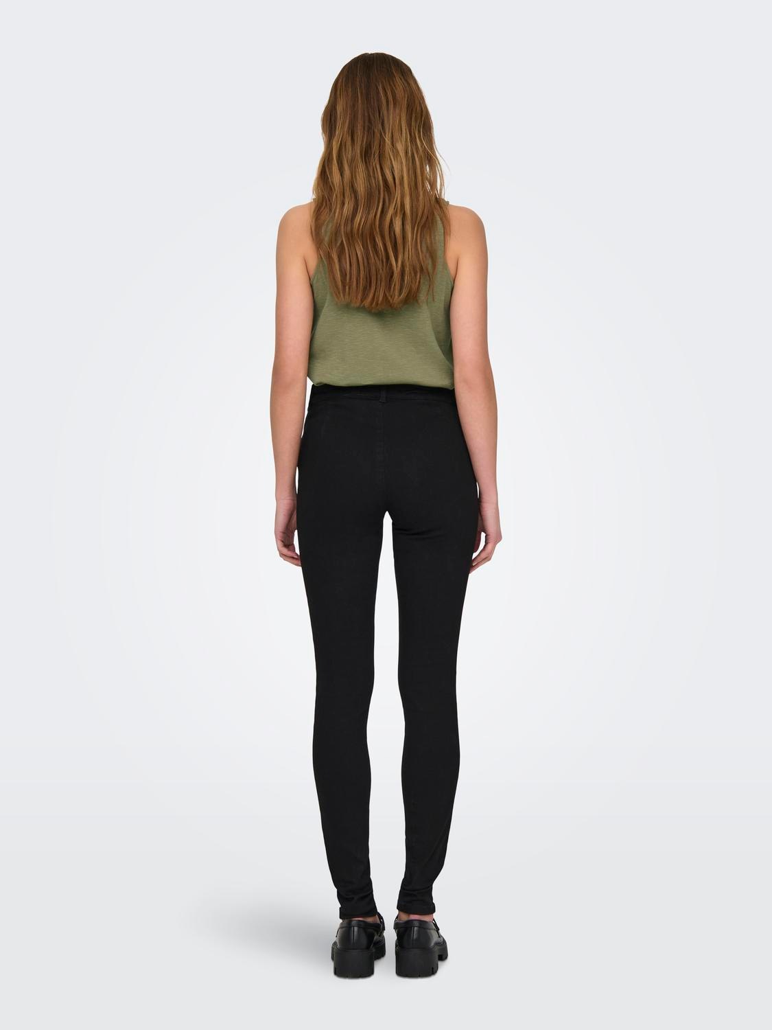 ONLY Skinny-fit-Jeans »ONLWAUW MID SK ZIP CUT DNM«