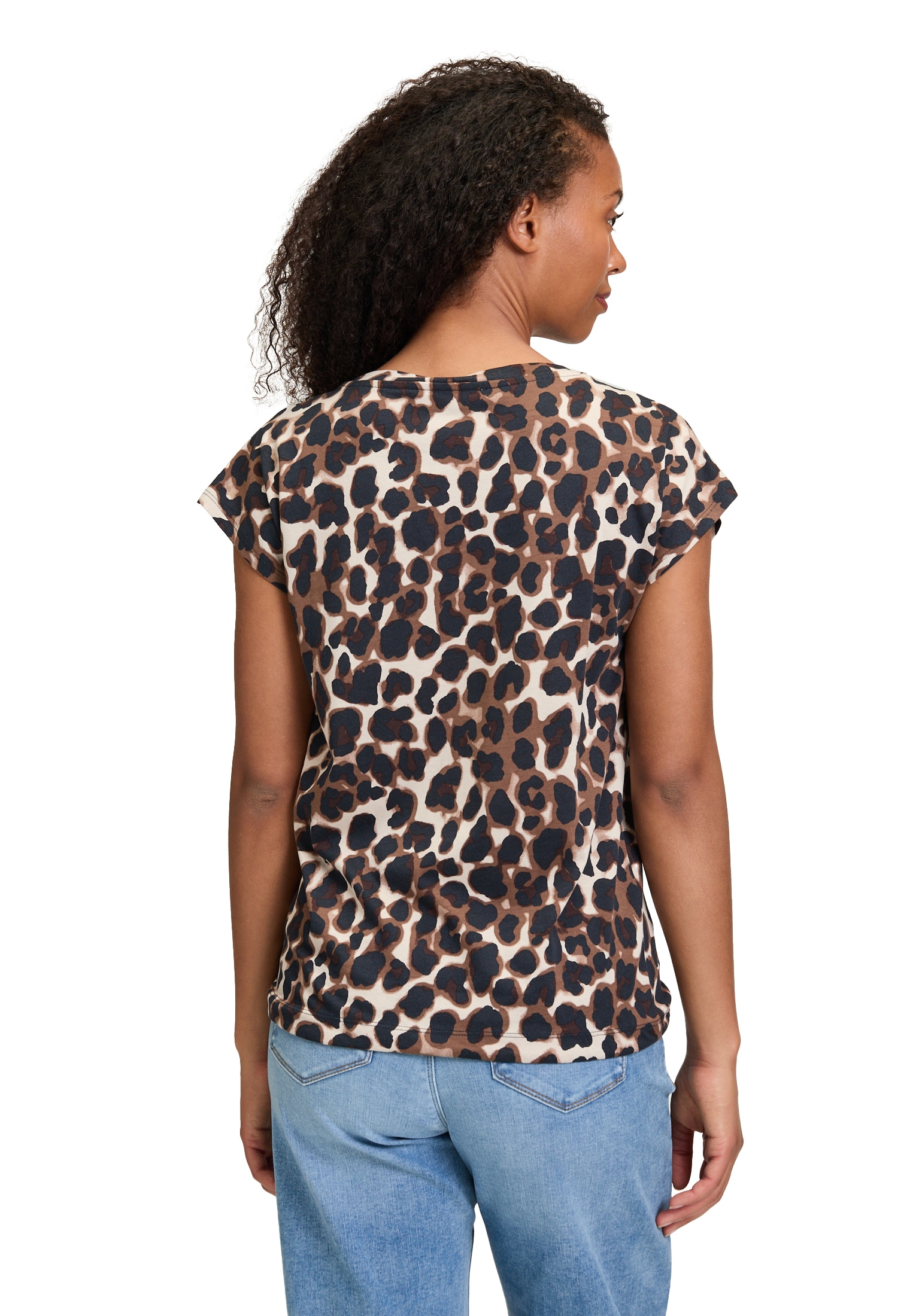 Betty&Co Kurzarmshirt »Casual-Shirt mit Tunnelzug«
