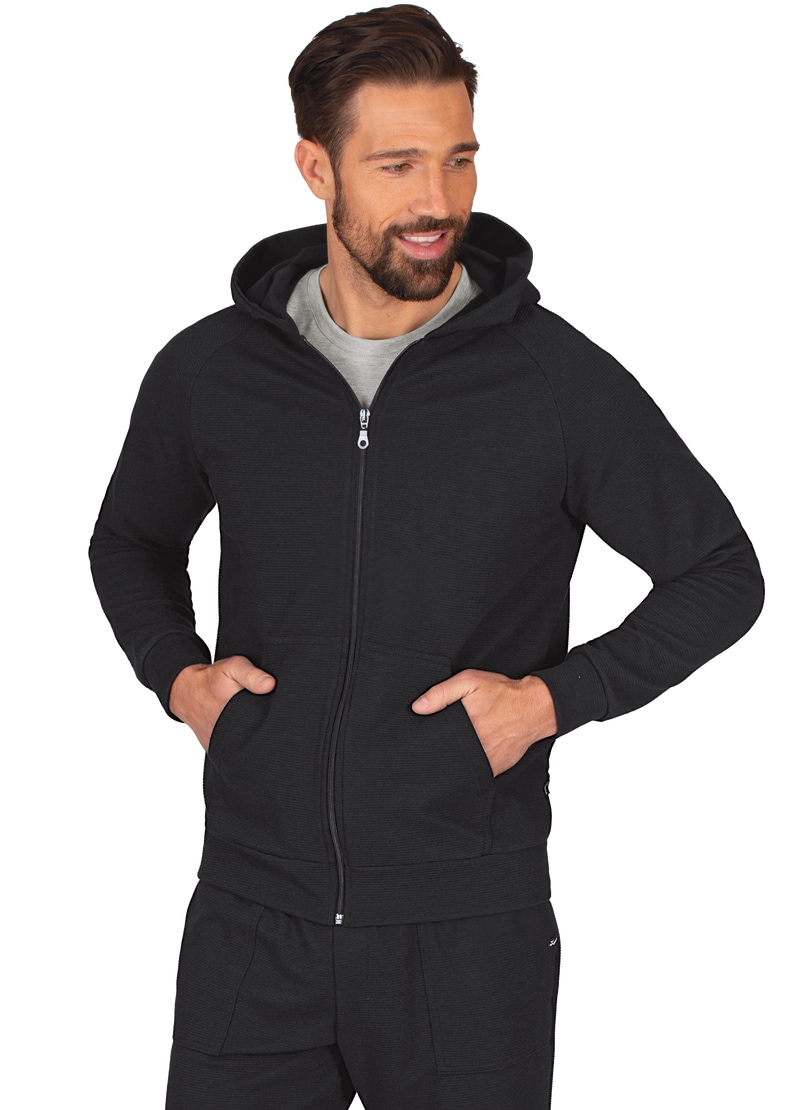 Trigema Sweatjacke »TRIGEMA Kapuzenjacke mit praktischen Taschen«