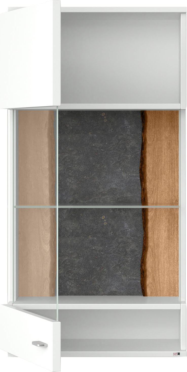 set one by Musterring Vitrine »TACOMA«, Typ 21/22, Höhe 126,4 cm, mit getönter Glastür