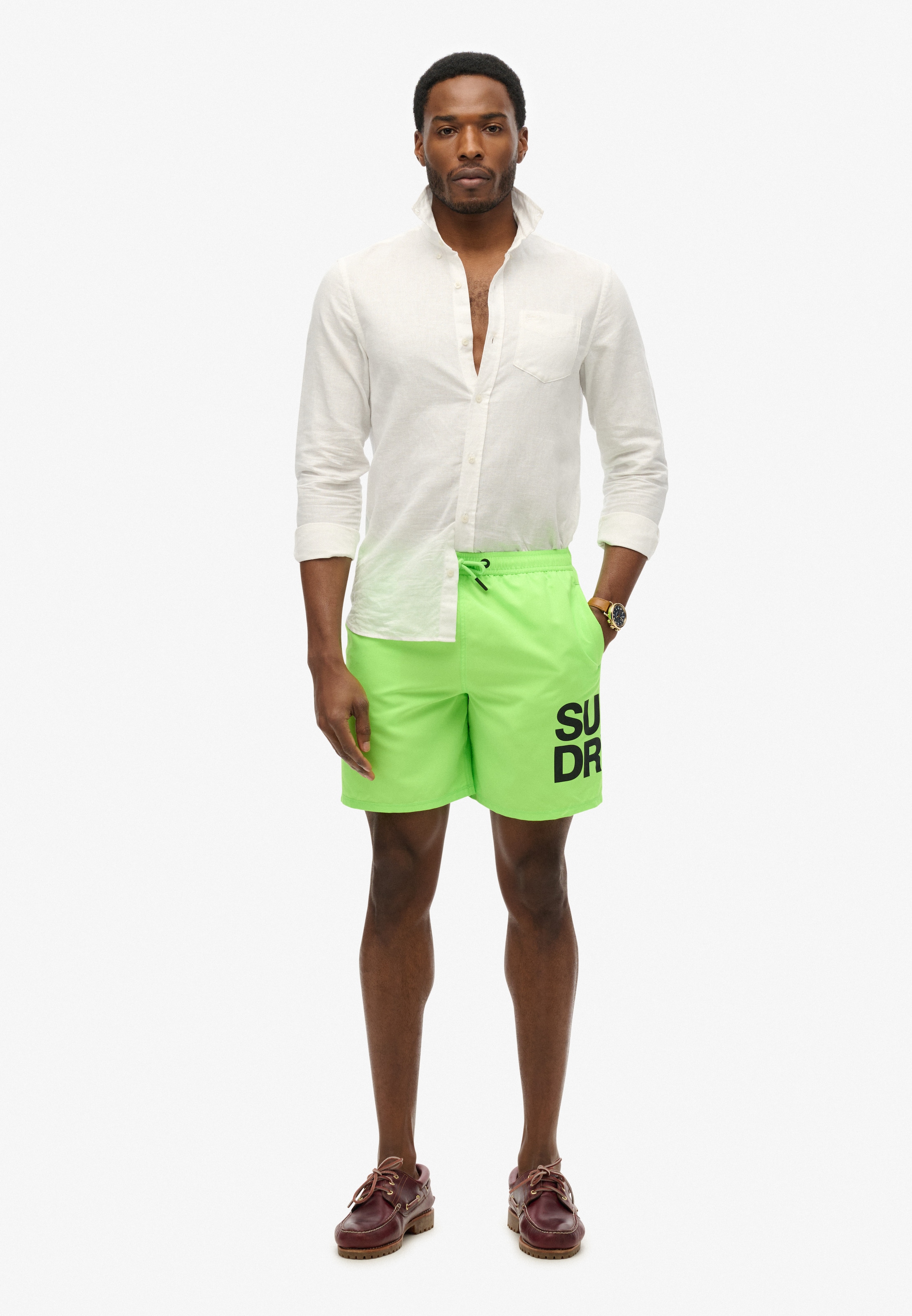 Superdry Badeshorts »SPORTSWEAR LOGO 17 SWIM SHORT«