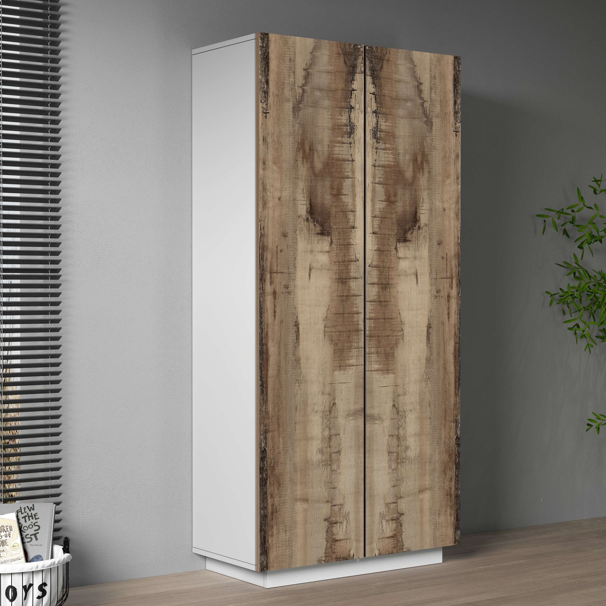 Home affaire Aktenschrank »Coro, Mehrzweckschrank, Büroschrank mit 2 Türen« & verstellbare Einlegeböden, Höhe 86 oder 166 cm, Made in Italy