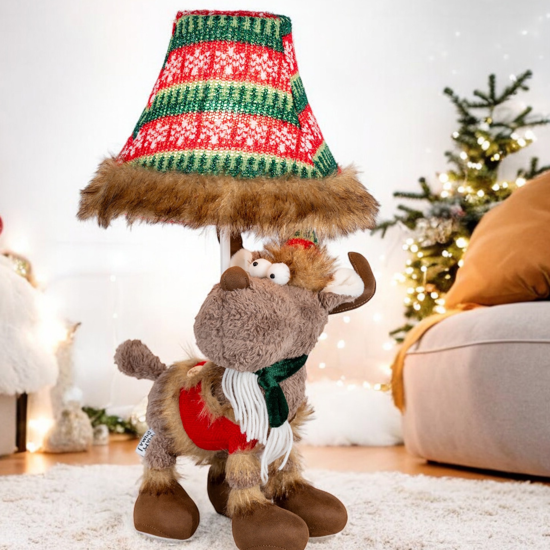 Happy Lamps for smiling eyes LED Tischleuchte »Rudi das Rentier« GU 5,3 1 Stk. Warmweiß Hochwertig, Einzigartig