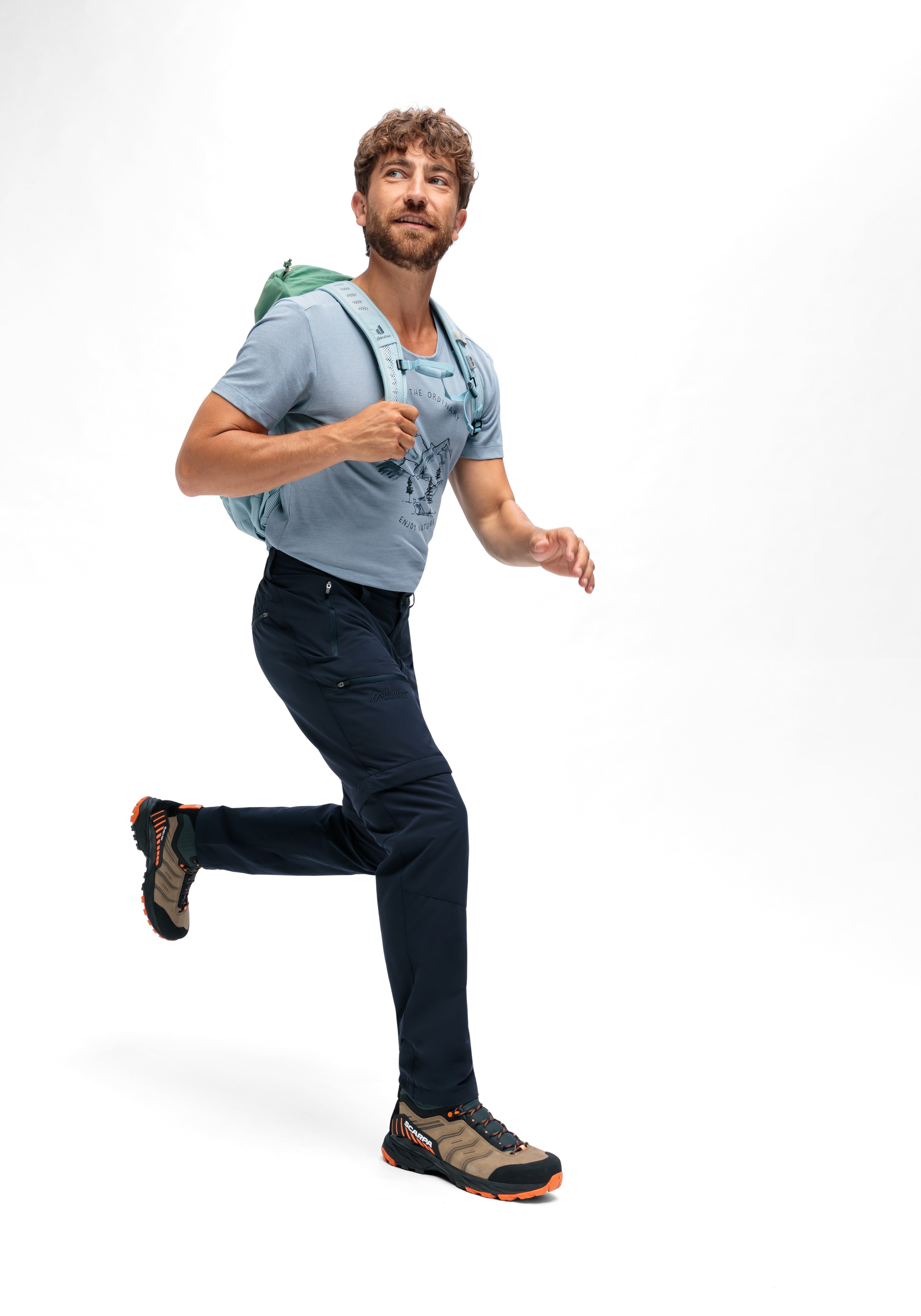 Maier Sports Outdoorhose »Tajo Zip Loop«, Herren Wanderhose, Zip-Off Funktionshose, 4 Taschen, Regular Fit