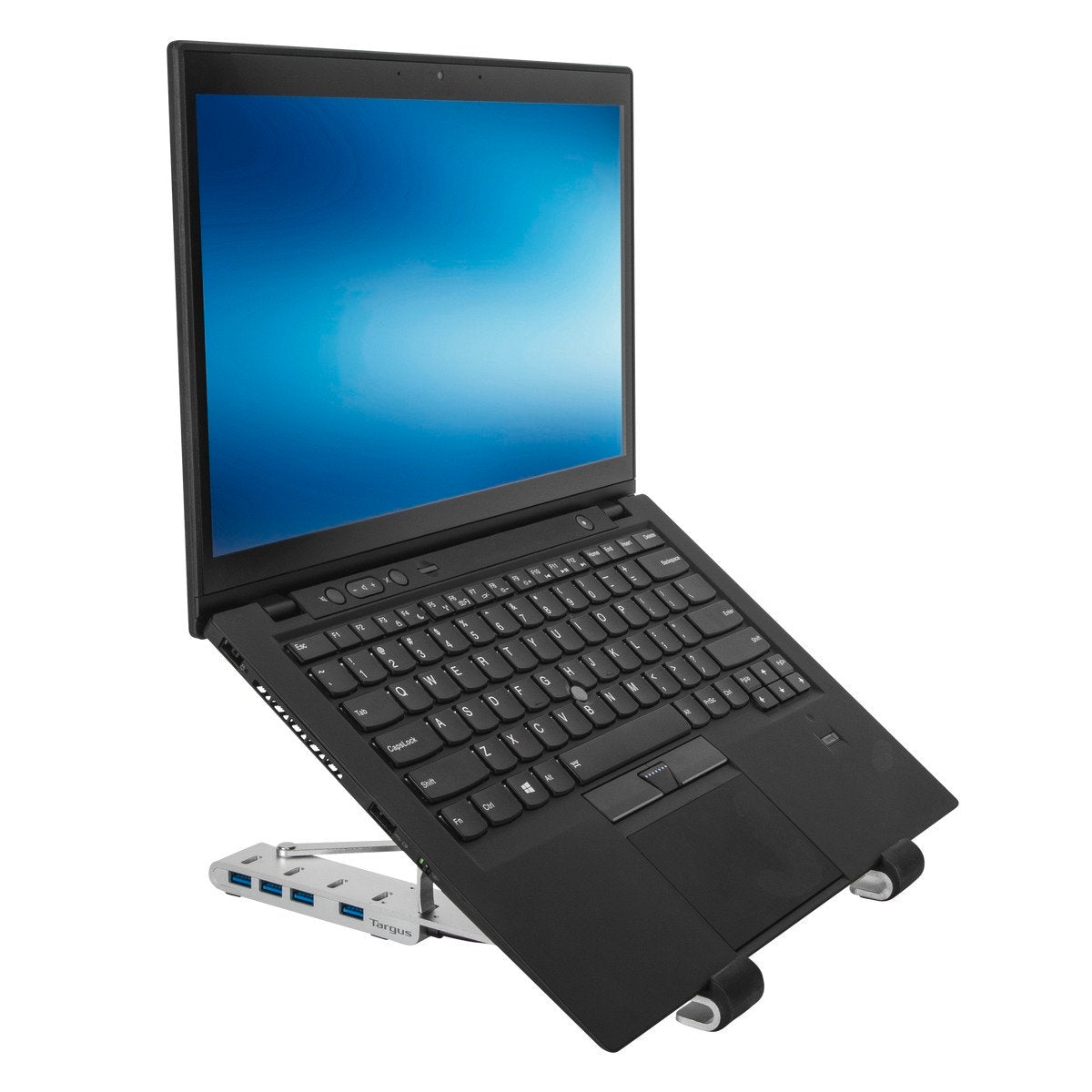 Targus Laptop-Ständer »Portable Stand with Integrated Hub (USB-A)«, bis 39,6 cm Zoll, (1 St.)