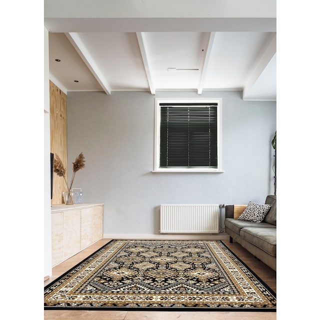 my home Teppich »Diantha«, rechteckig, Orient-Optik, mit Bordüre, Kurzflor,  pflegeleicht, elegant, weich