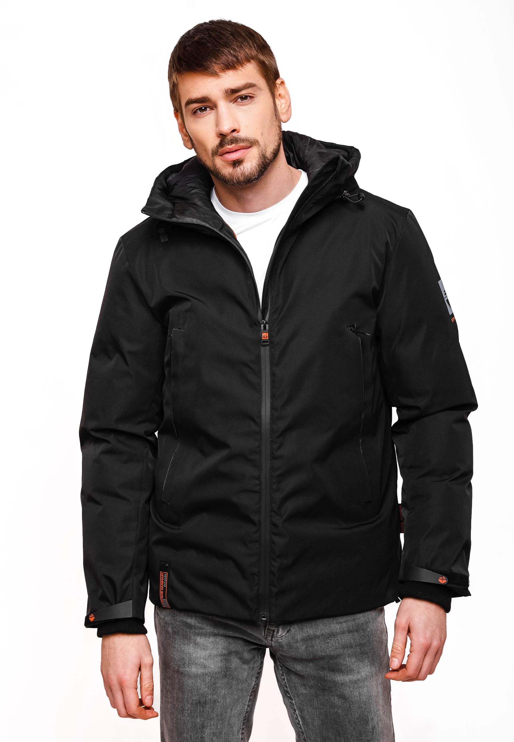 Stone Harbour Outdoorjacke »Winterjacke Moagaa«, mit Kapuze, Sportliche, wasserdichte Winterjacke mit Kapuze