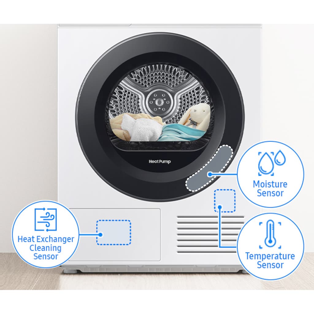 Samsung Wärmepumpentrockner »DV8GBBA225AE«, 8 kg